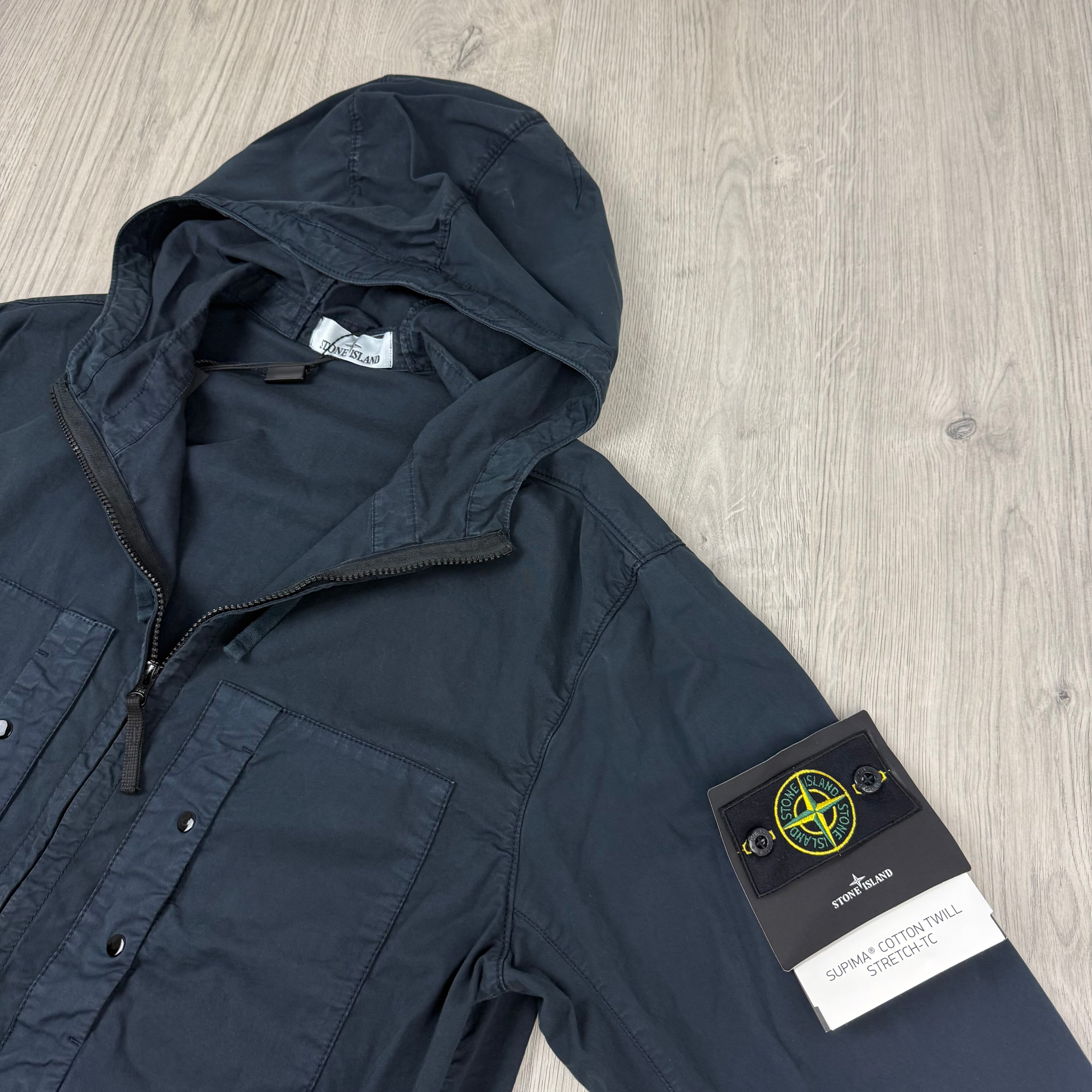 Stone Island Supima Jacket - Navy