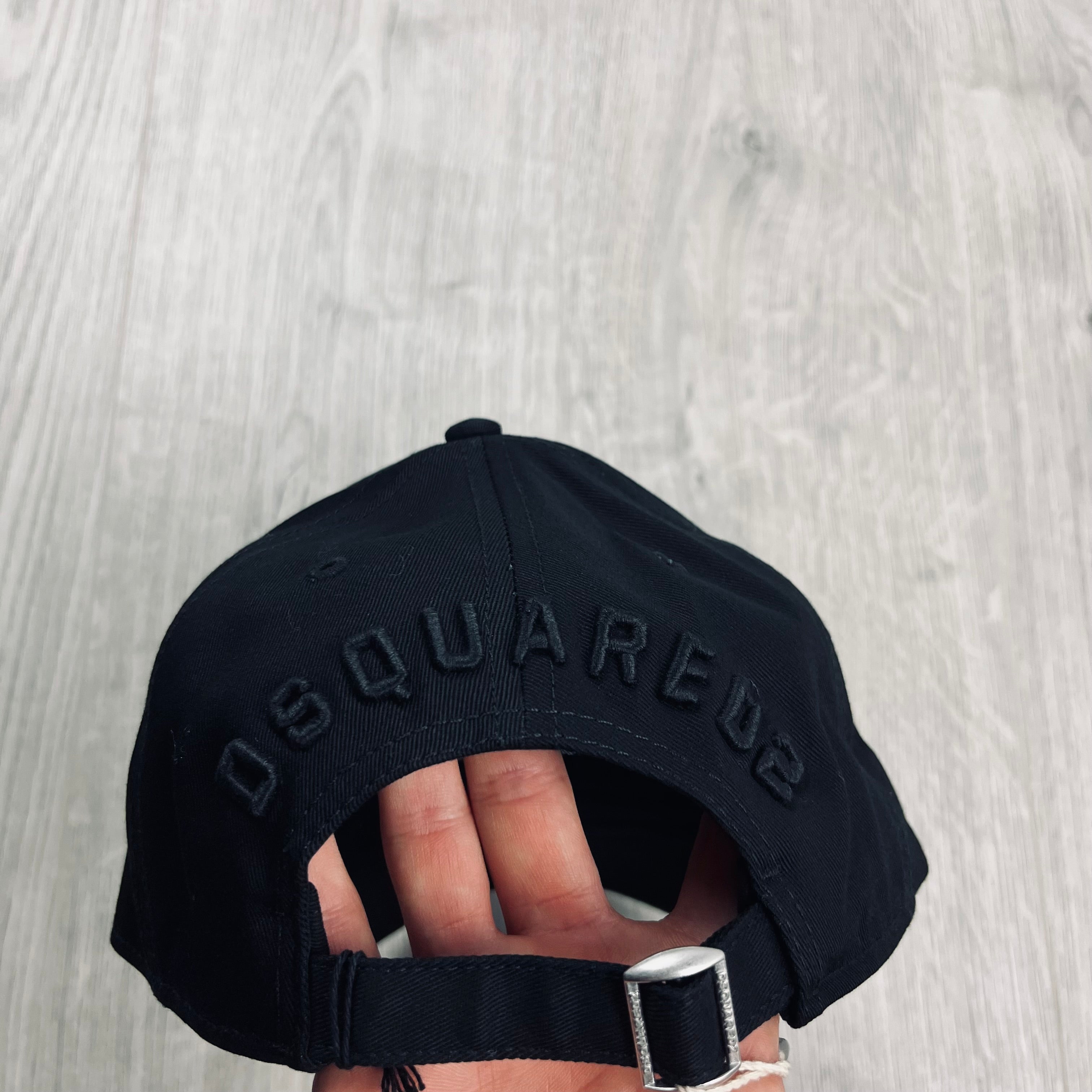 DSQUARED2 ICON Baseball Cap in Black. On sale at Open Attire.