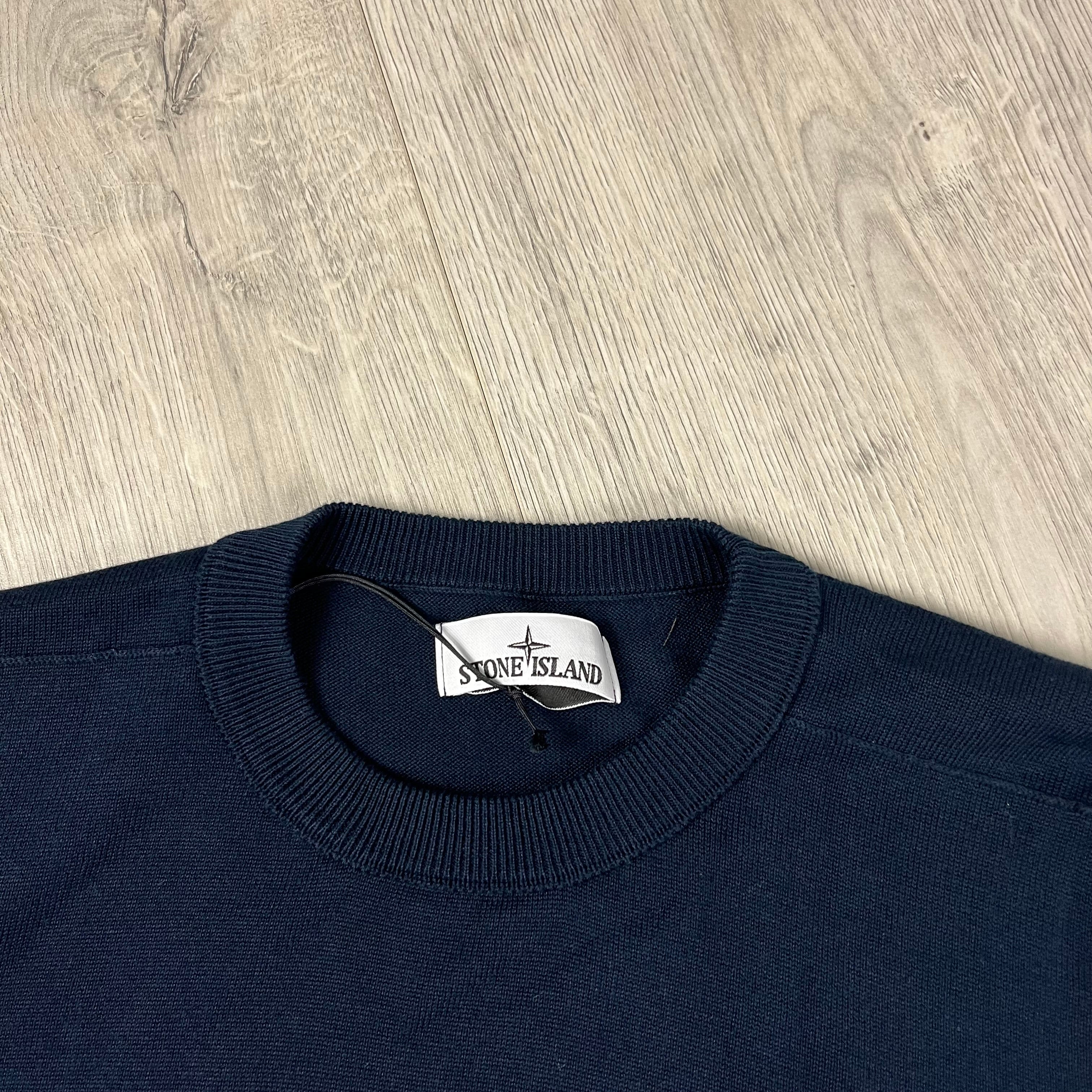 Stone Island Knit Sweatshirt - Navy