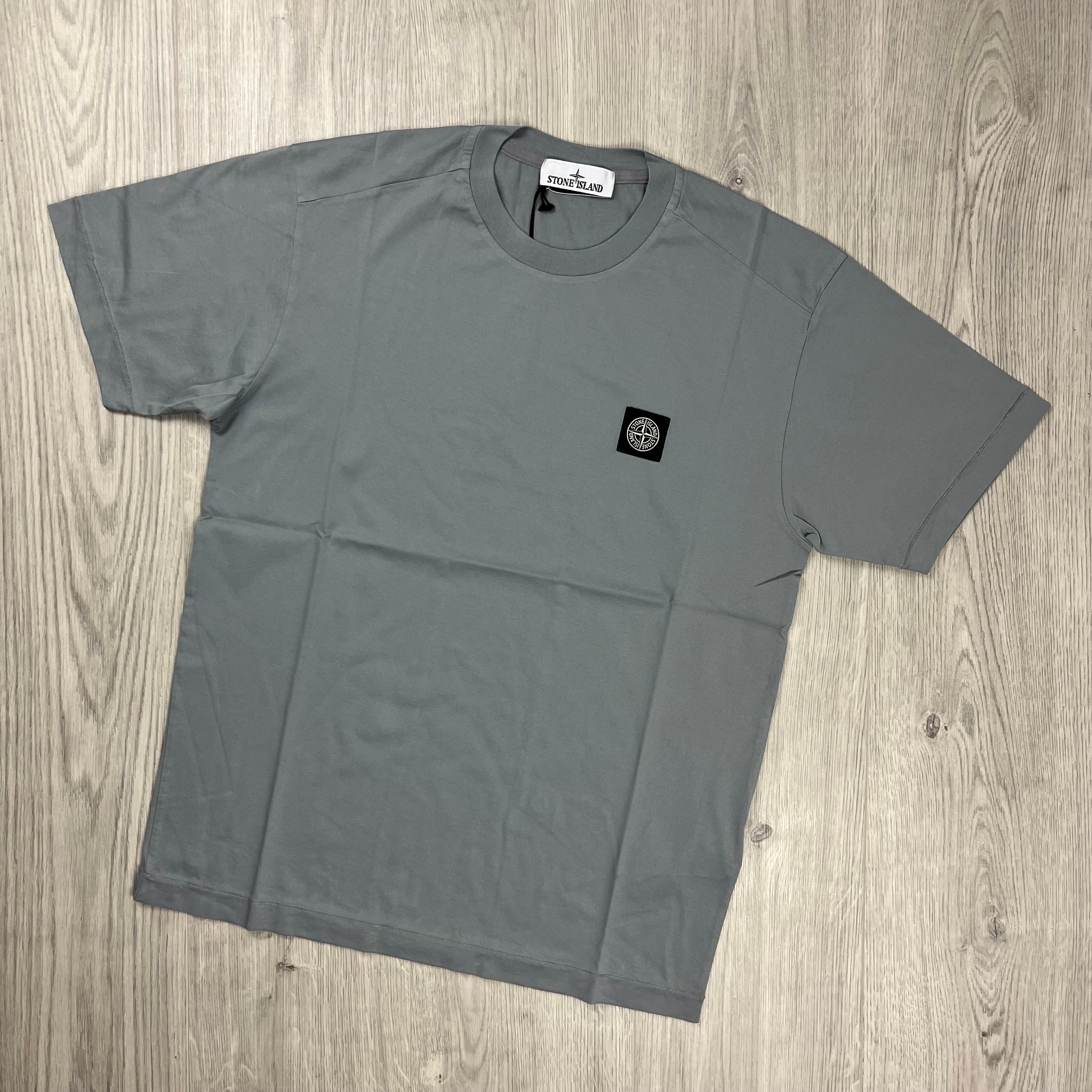 Stone Island Patch T-Shirt - Grey