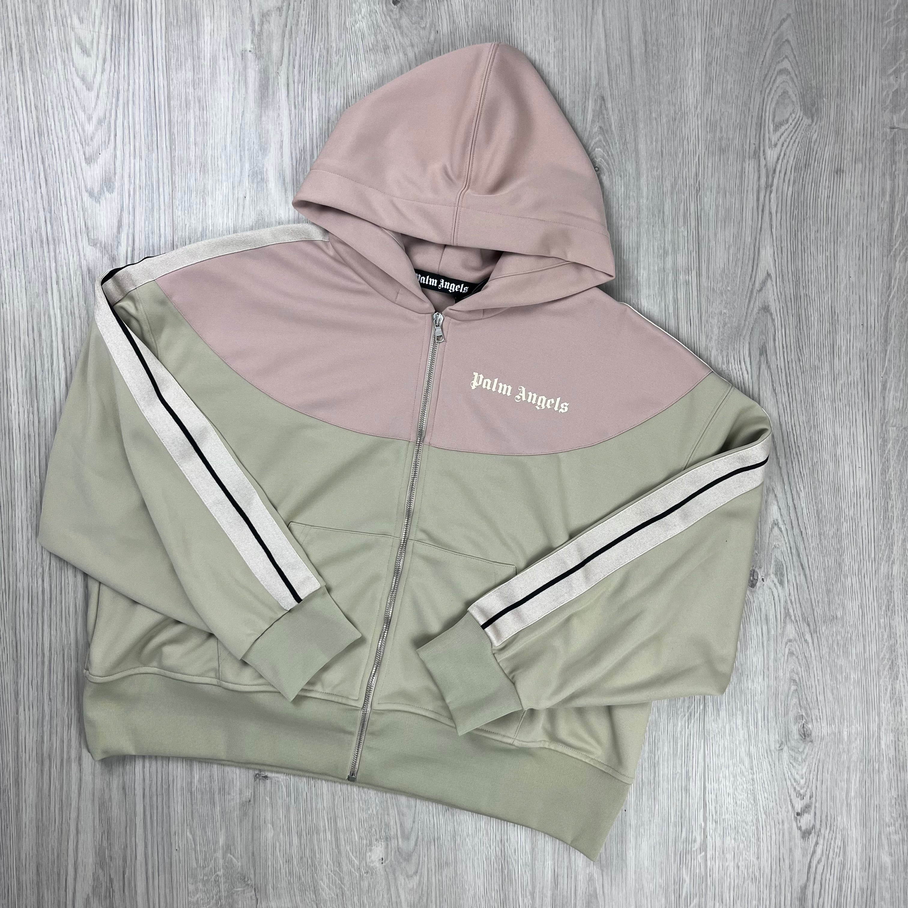 Palm Angels Track Hoodie - Cream