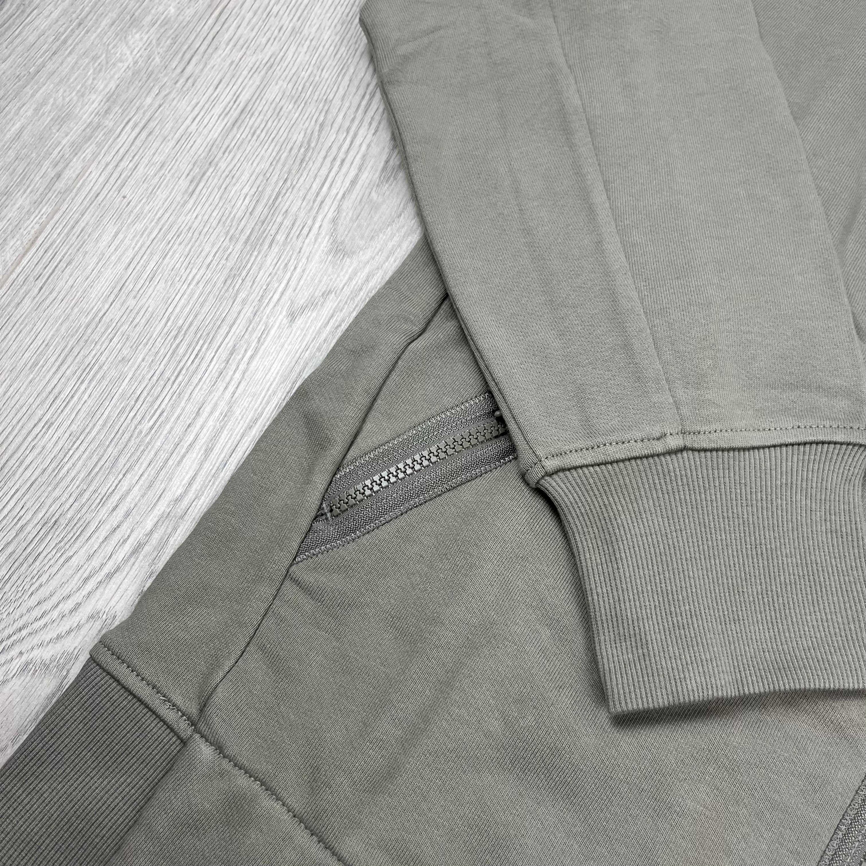 CP Company Raised Fleece Goggle Hoodie - Fallen Rock