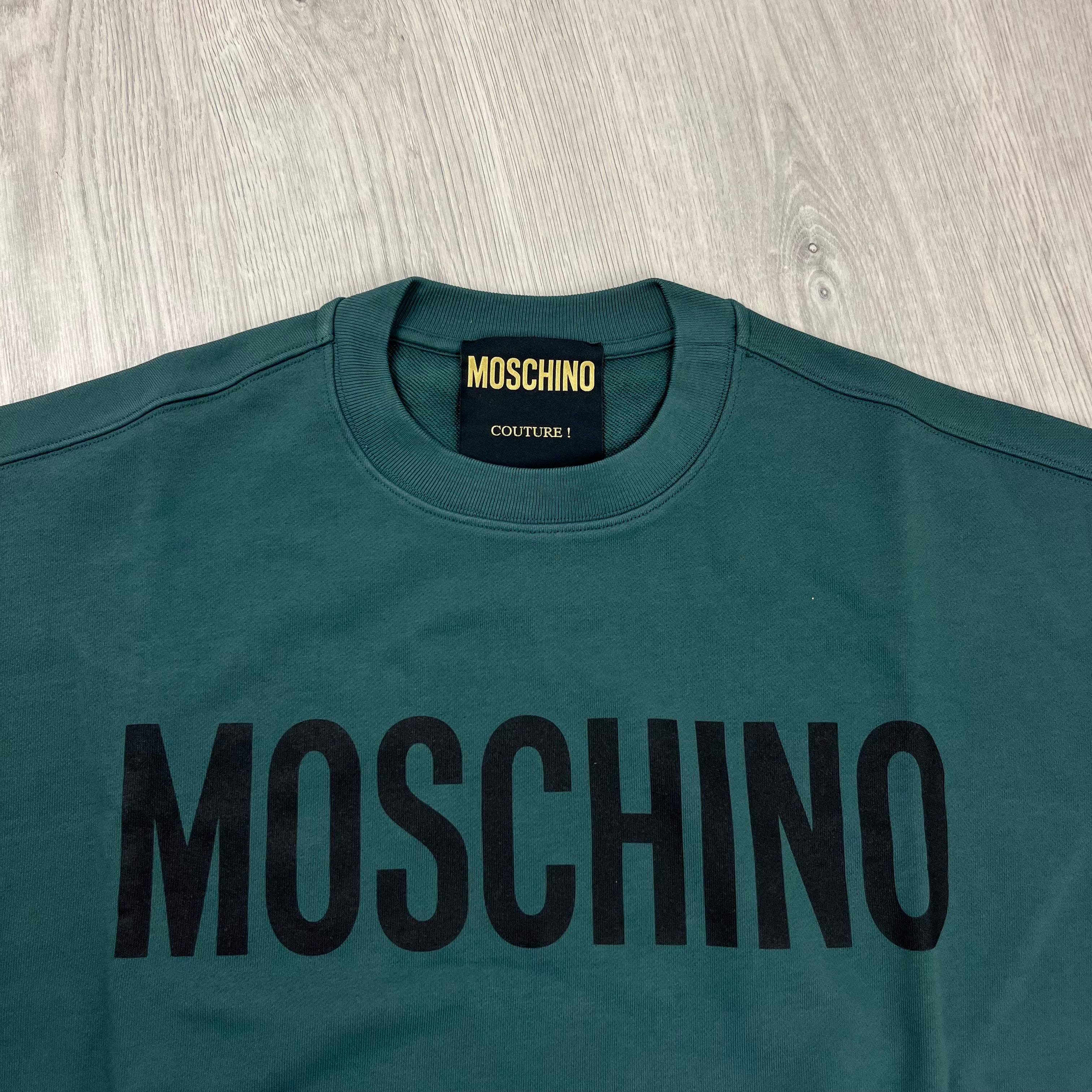 Moschino Printed Sweatshirt - Khaki