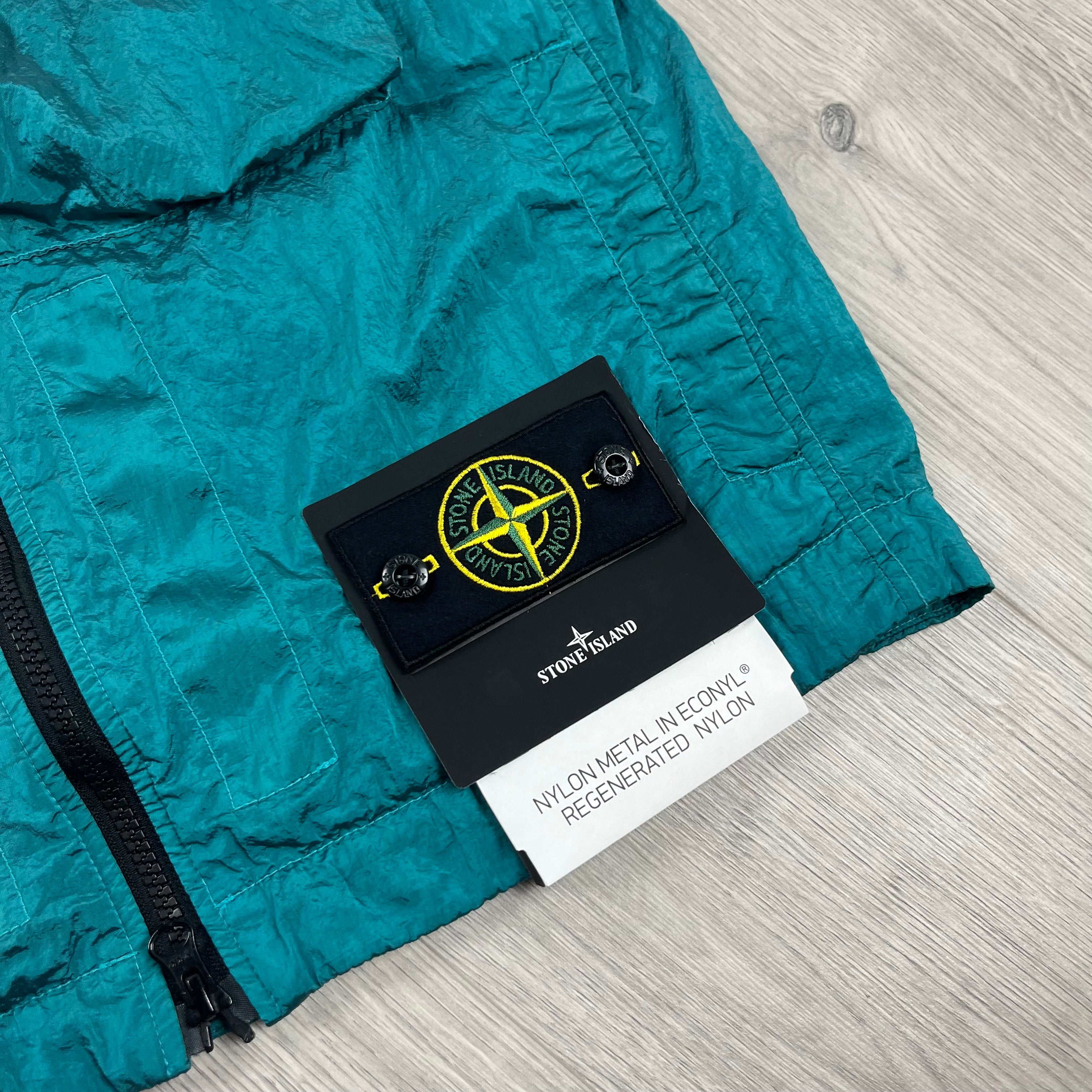 Stone Island Nylon Gilet - Teal