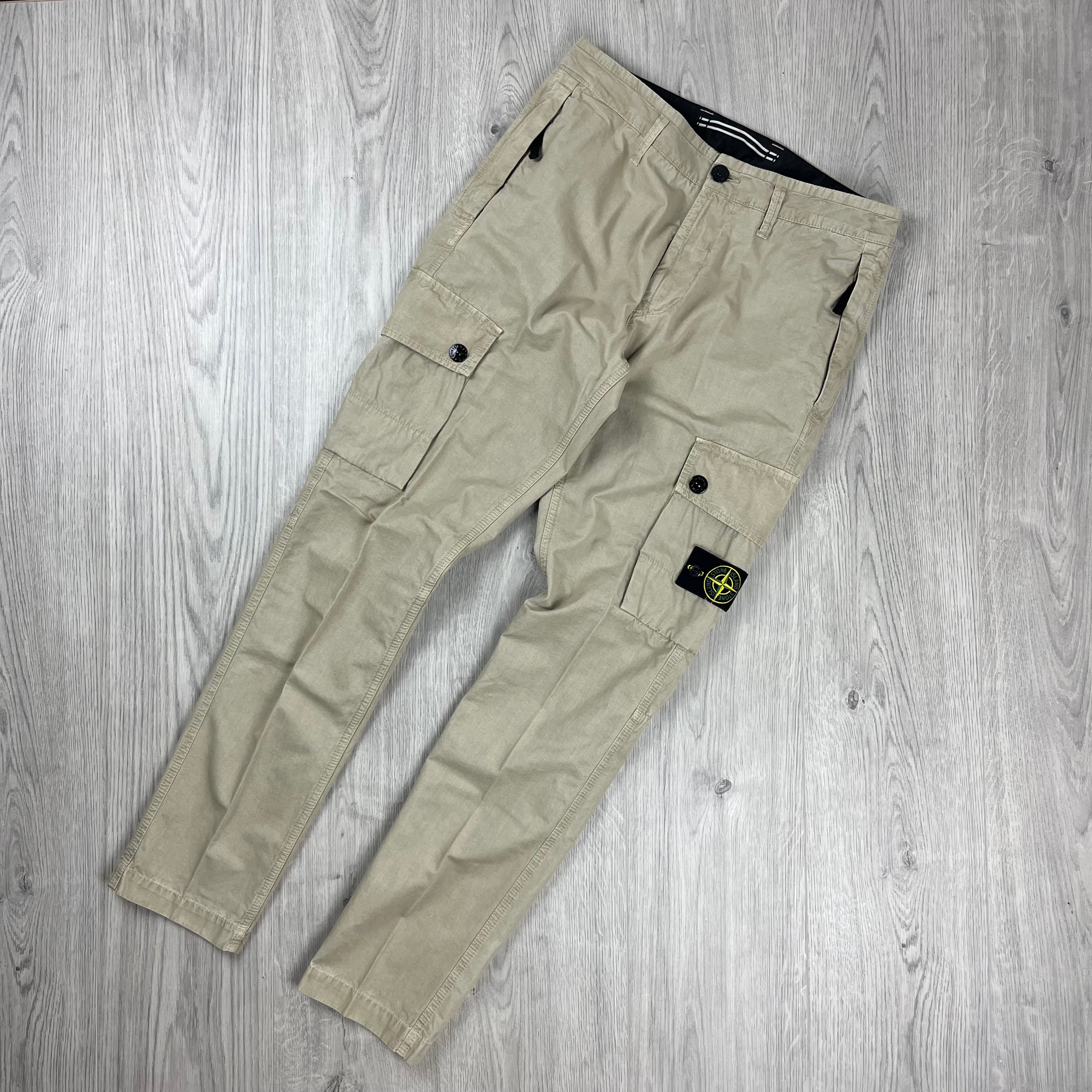 Stone Island Cargo Trousers - Sand