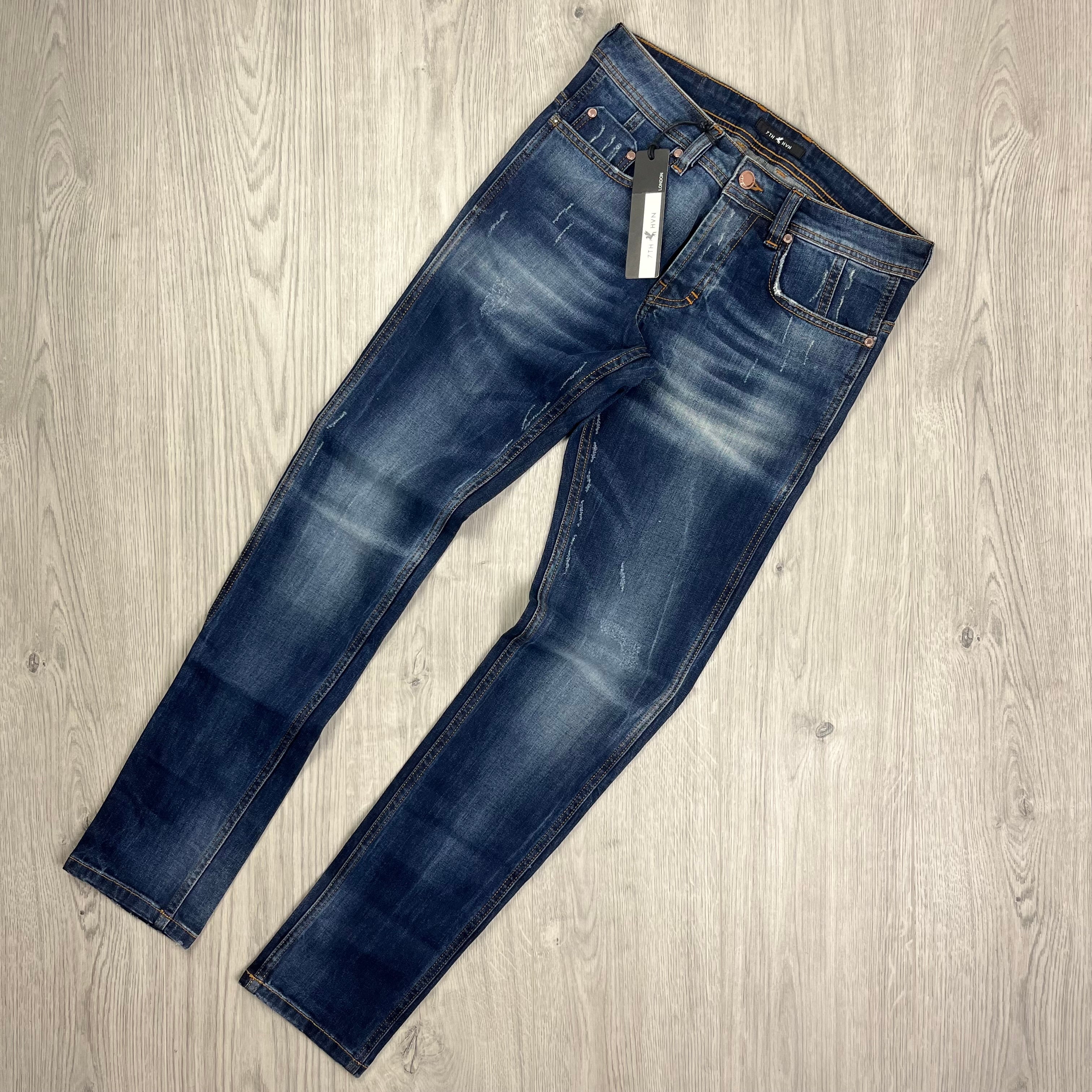 7TH HVN Slim Jeans - Blue