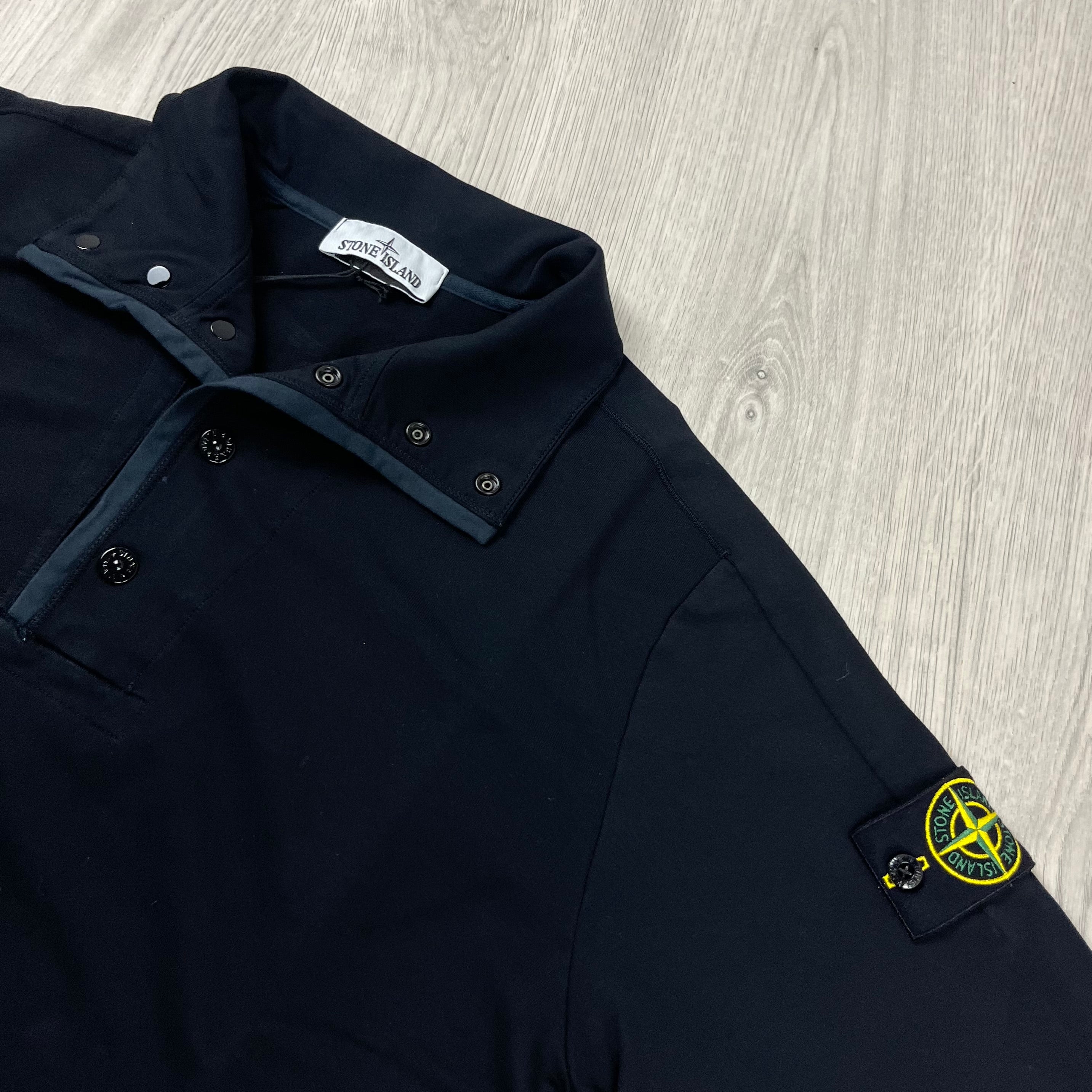 Stone Island Polo Fleece - Navy