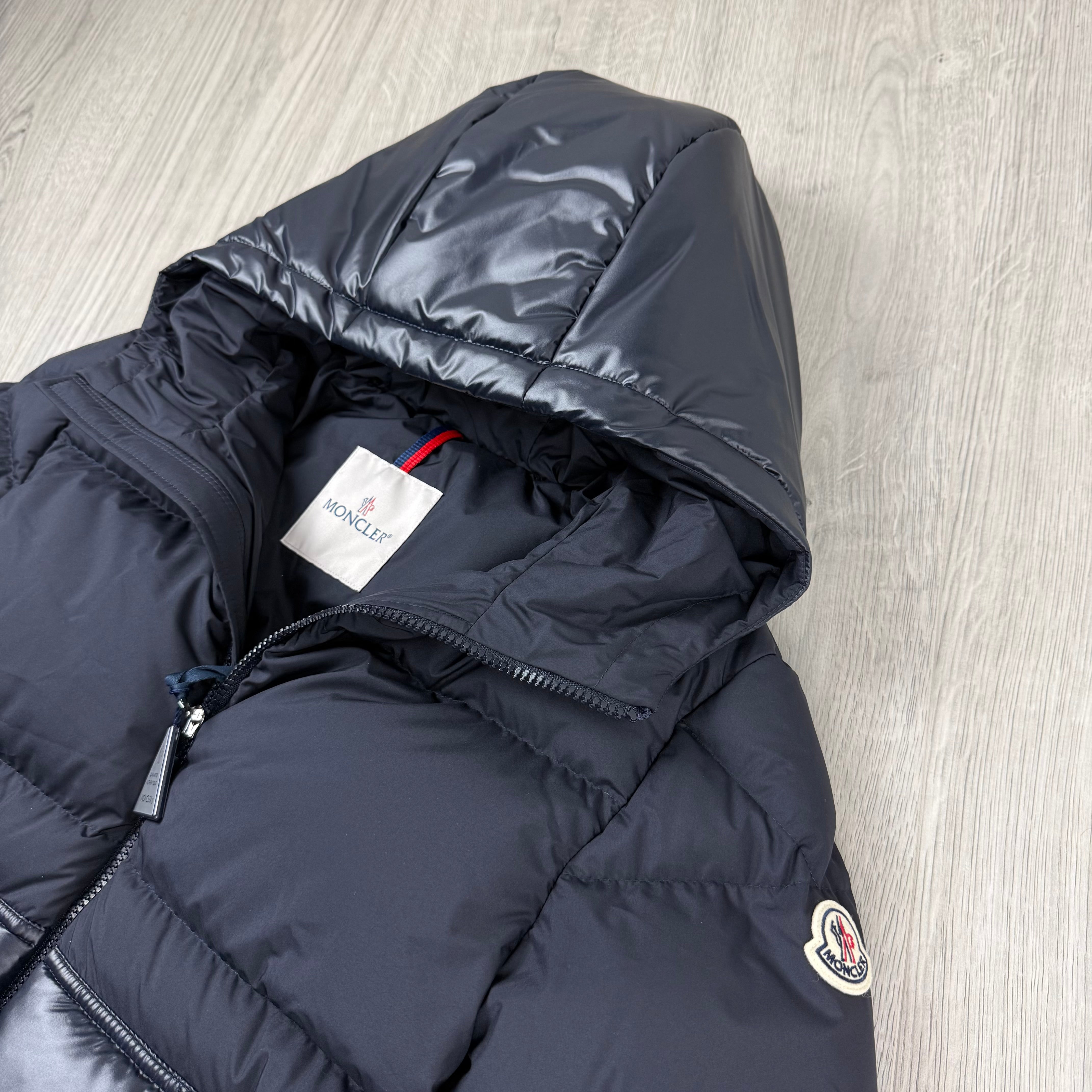 Moncler Junior Barin Coat - Navy