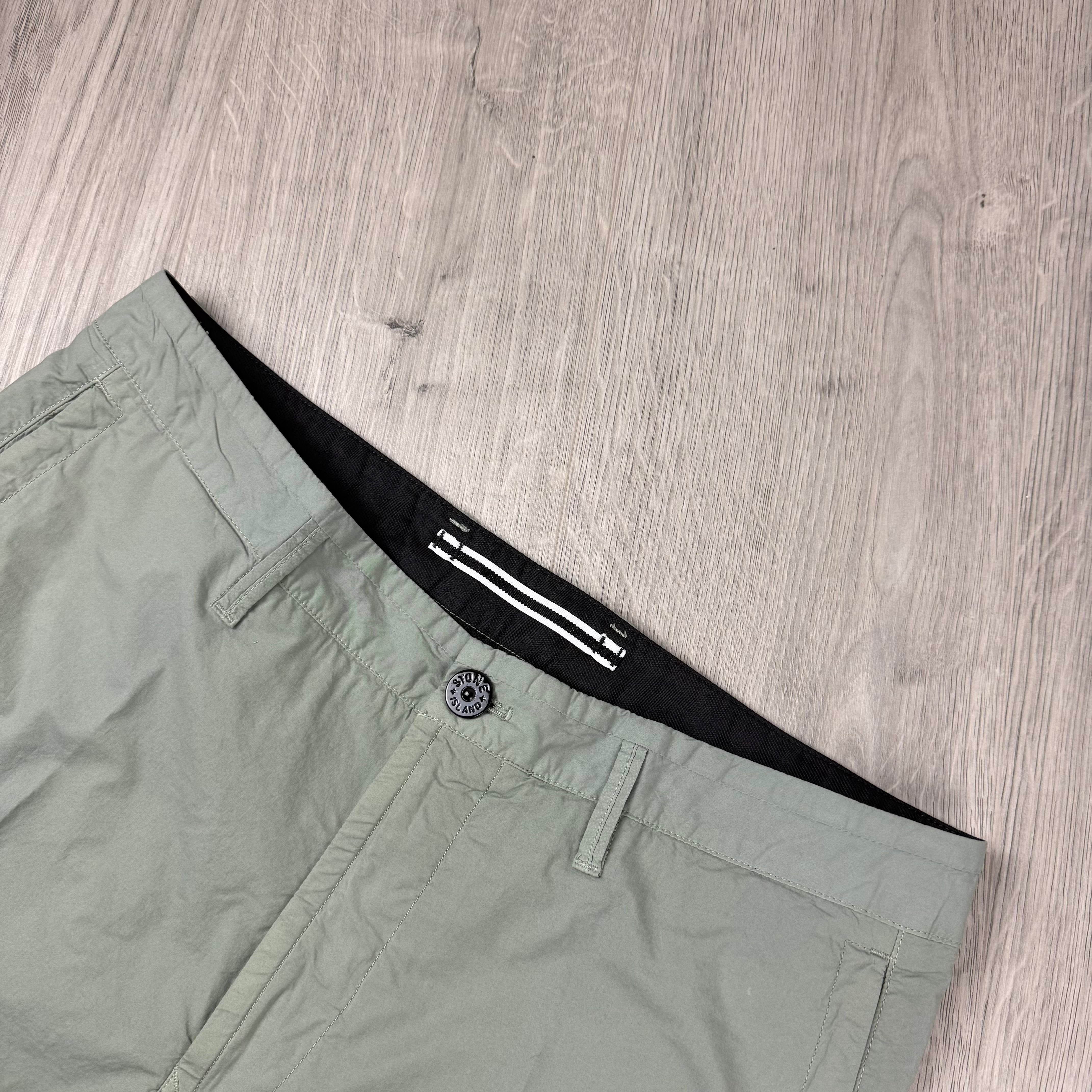 Stone Island Cargo Shorts - Sage