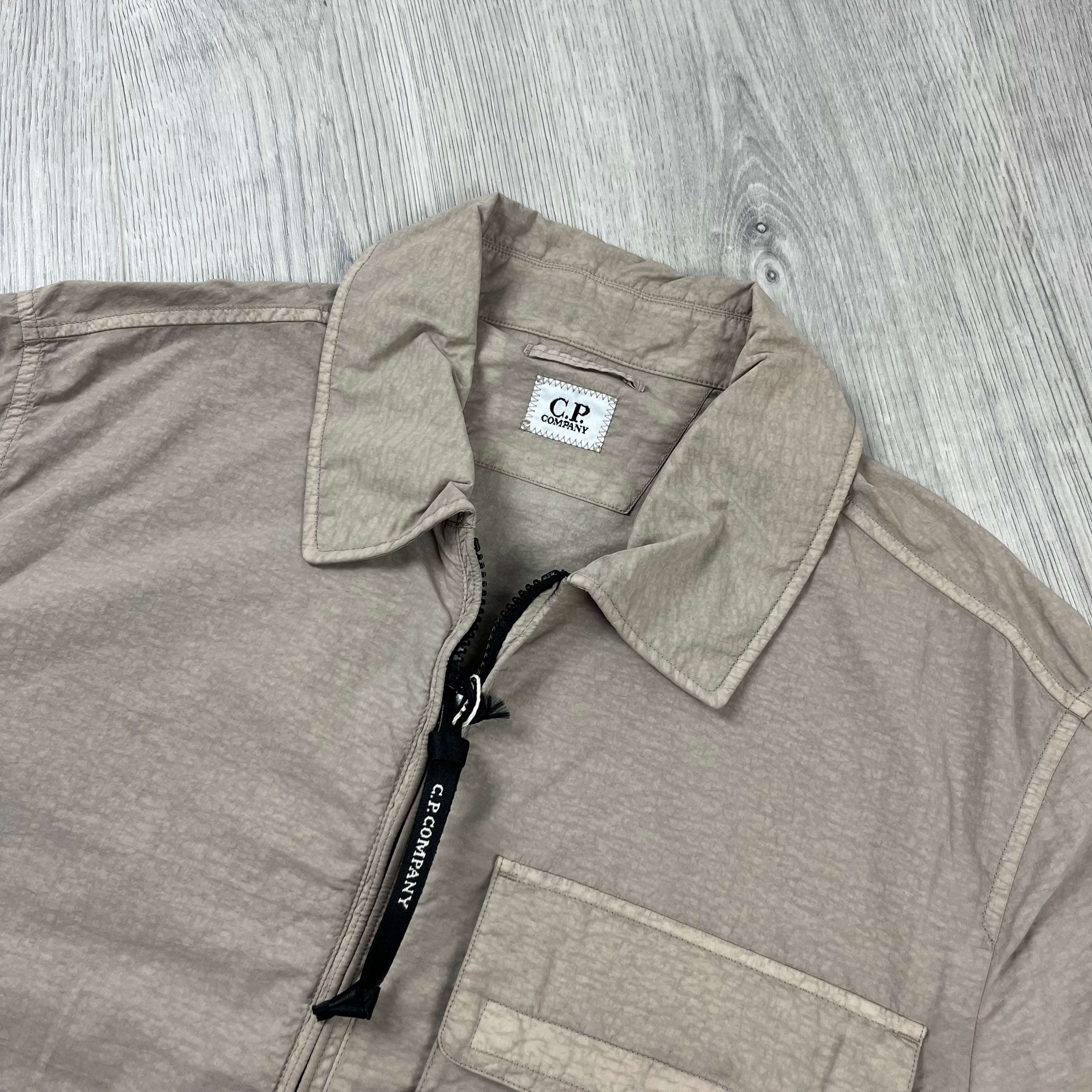 CP Company Nylon Overshirt - Tan