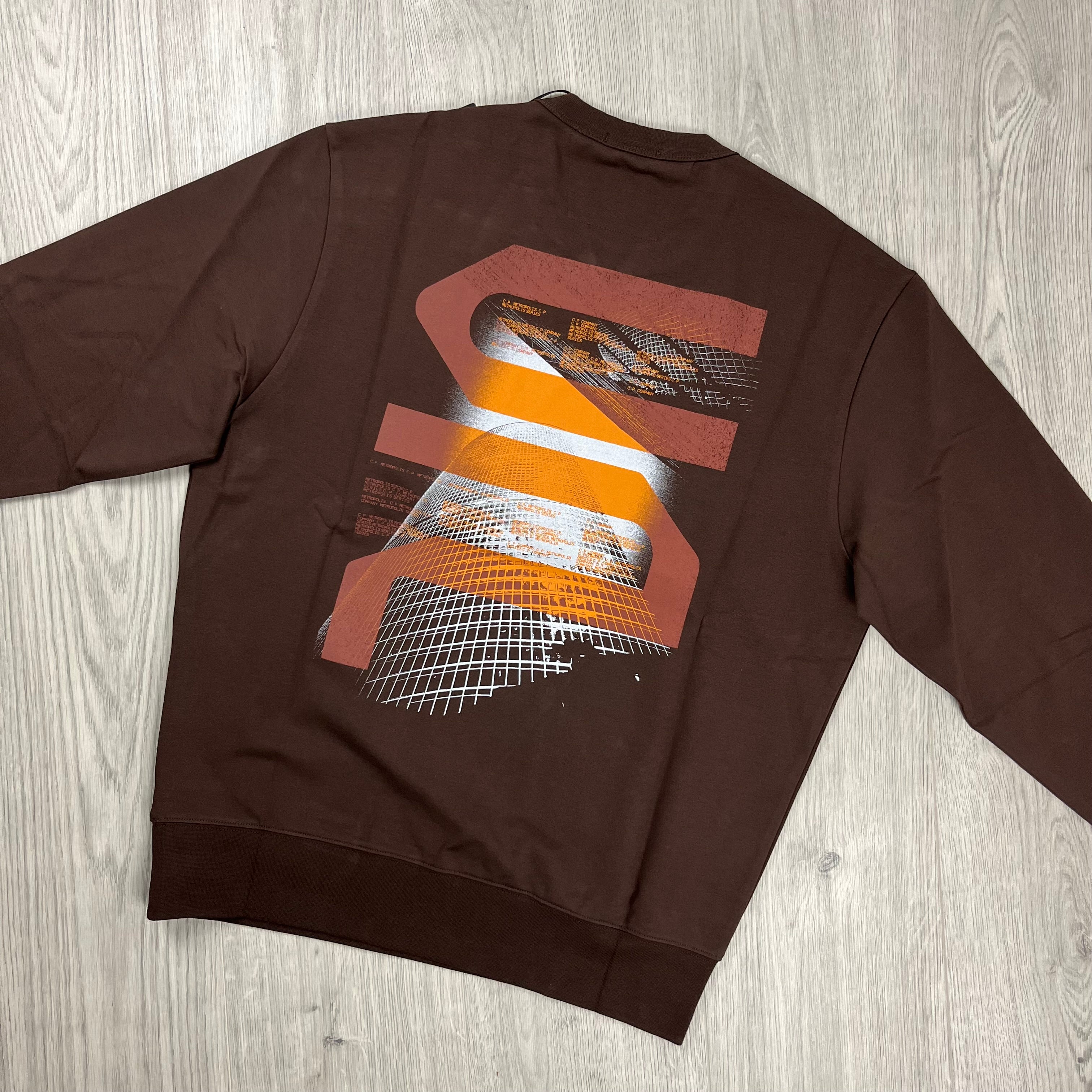 CP Company Metropolis Sweatshirt - Rum Raisin