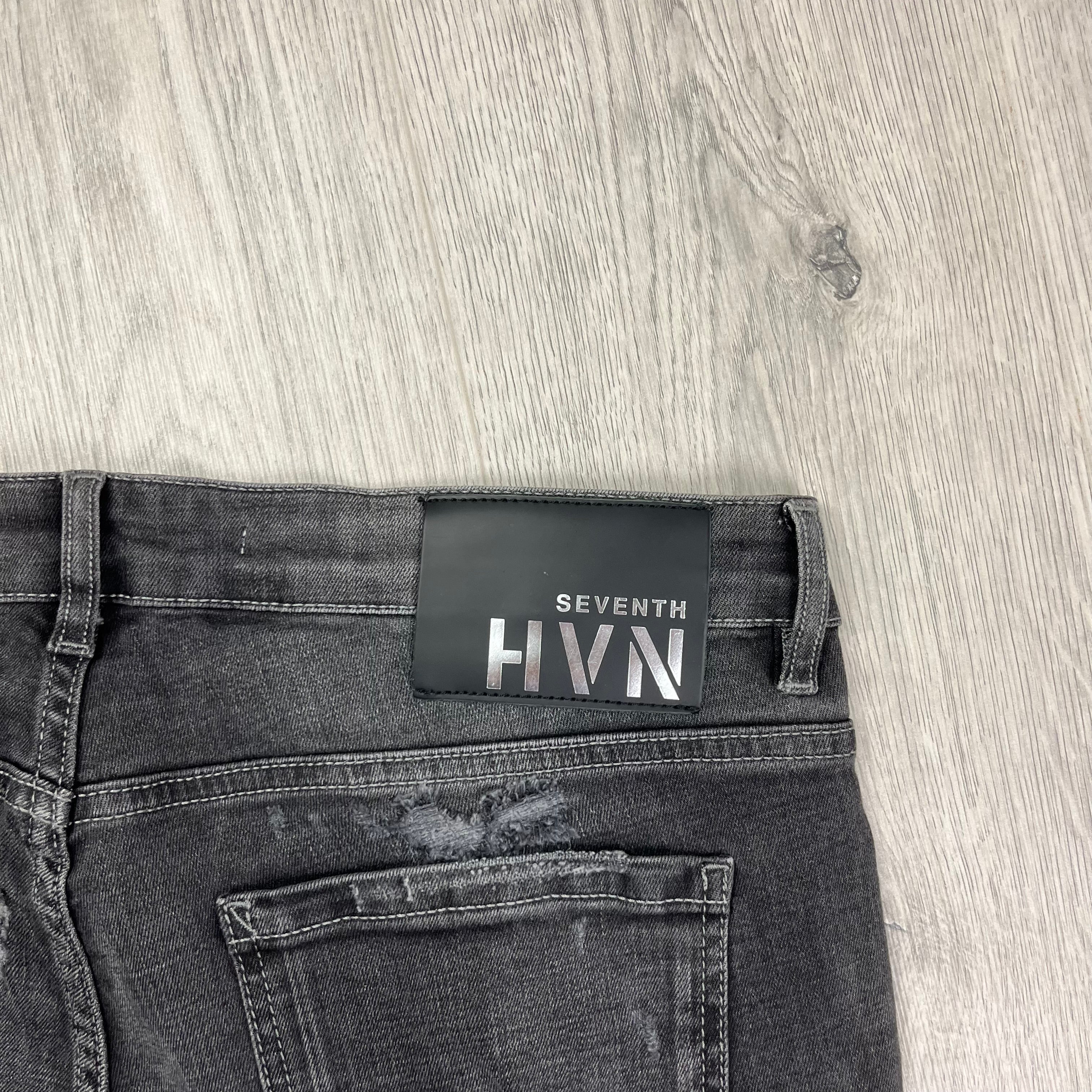 7TH HVN Slim Jeans - Black