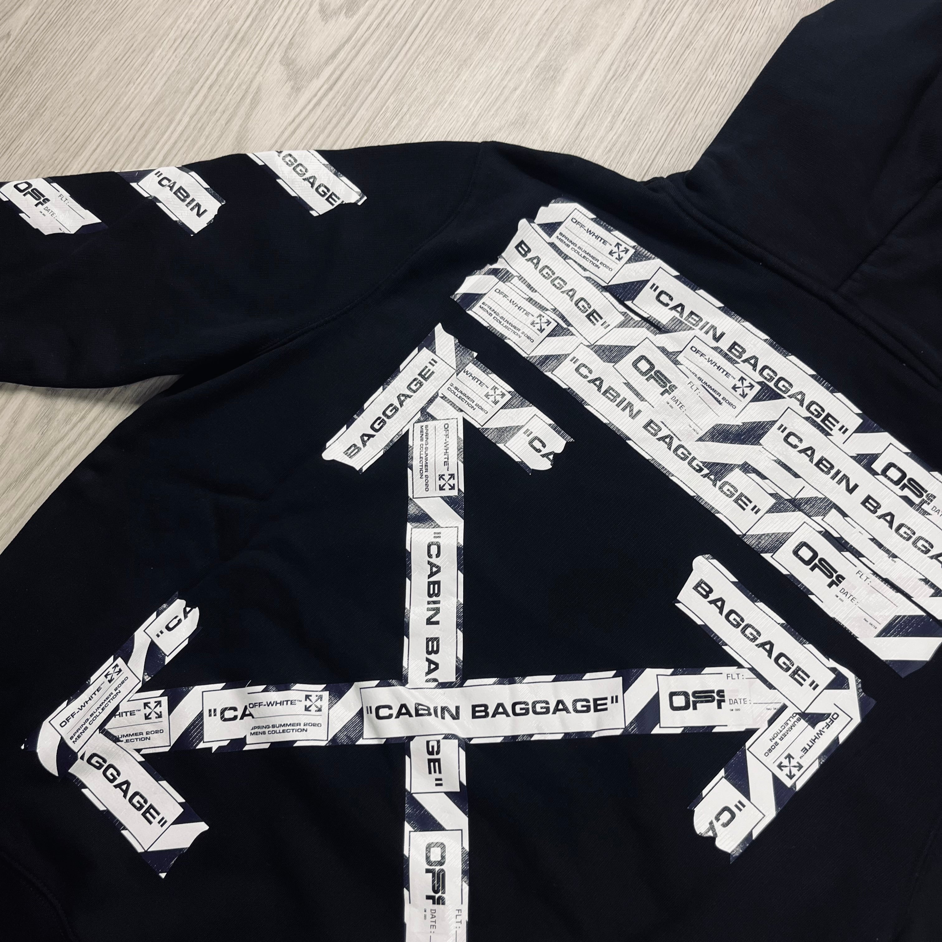 Off-White Tape Hoodie - Black