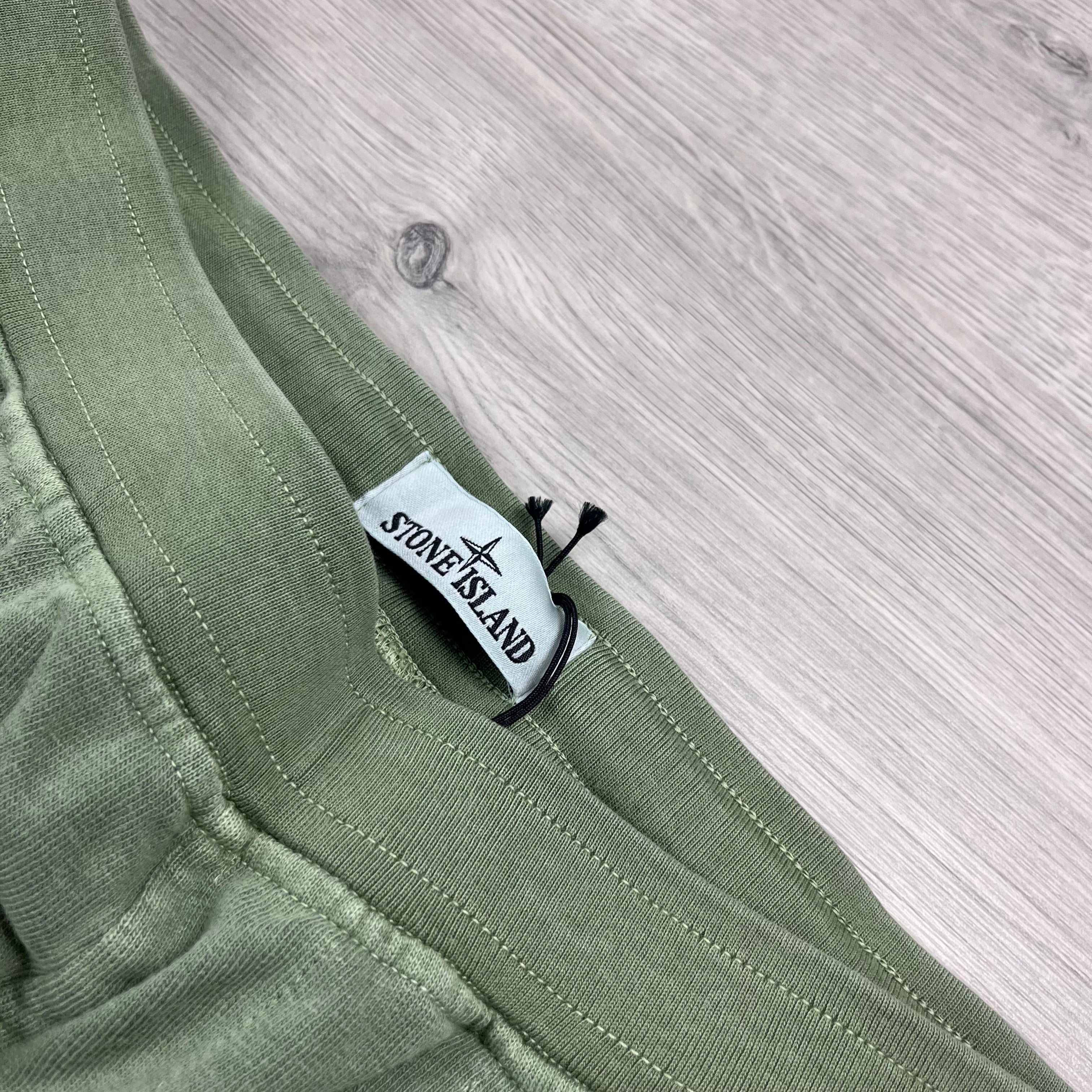 Stone Island Jersey Shorts - Sage Green