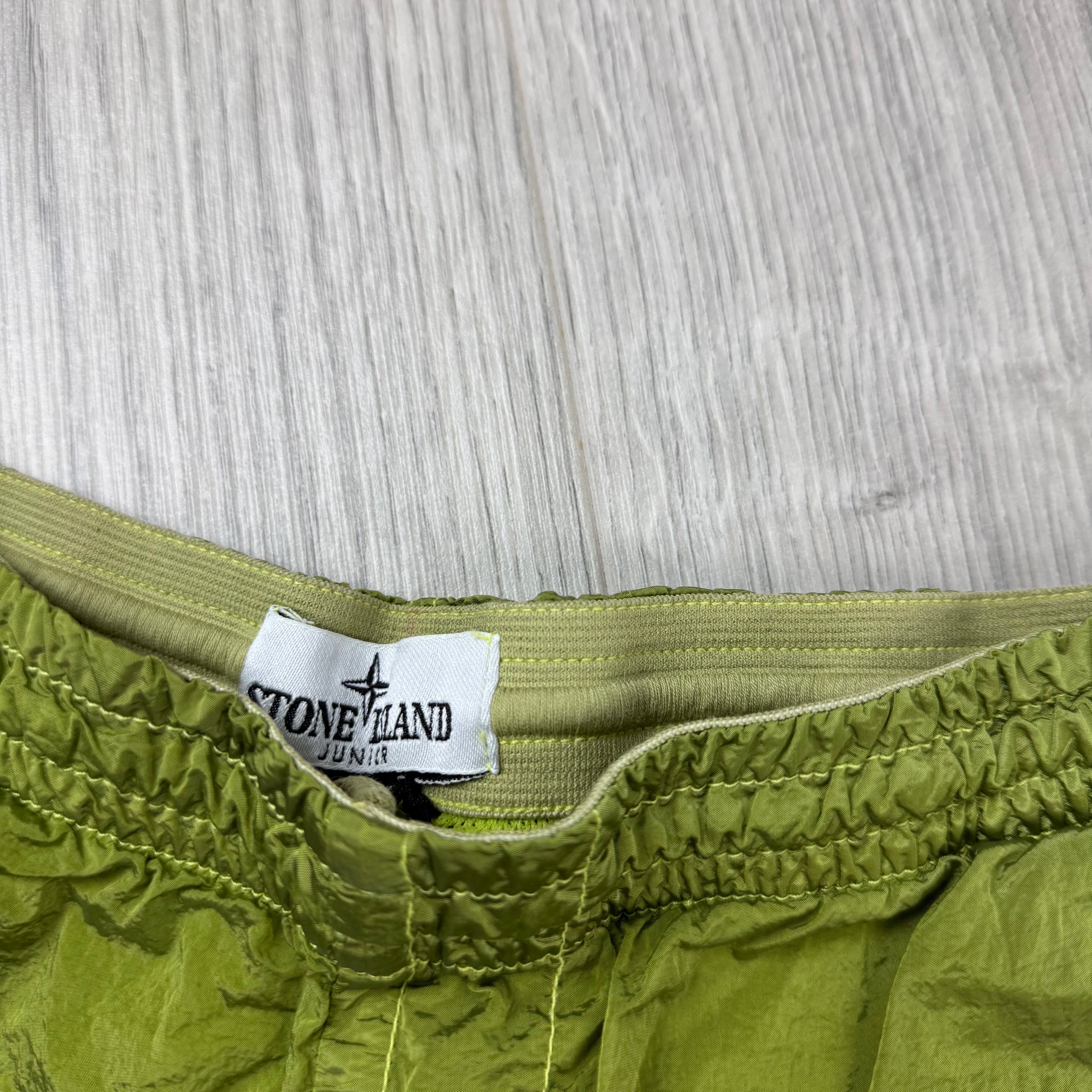 Stone Island Junior Swim Shorts - Lime