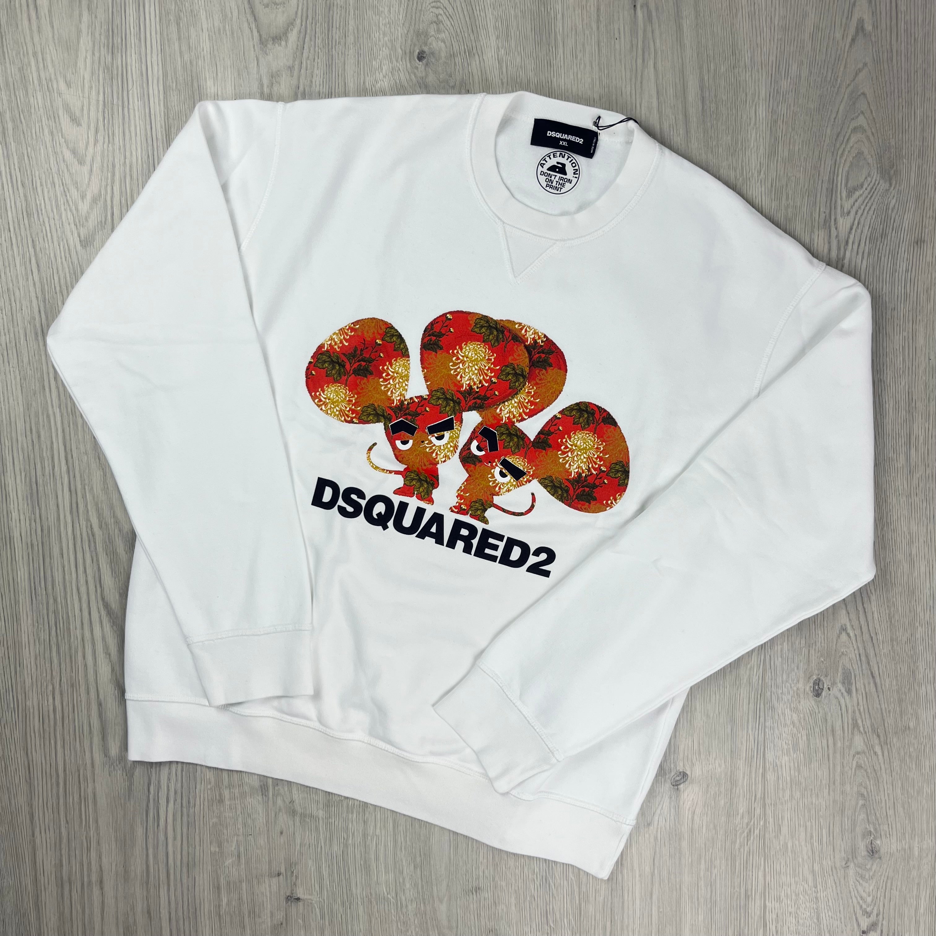 DSQUARED2 Mouse Sweatshirt - White