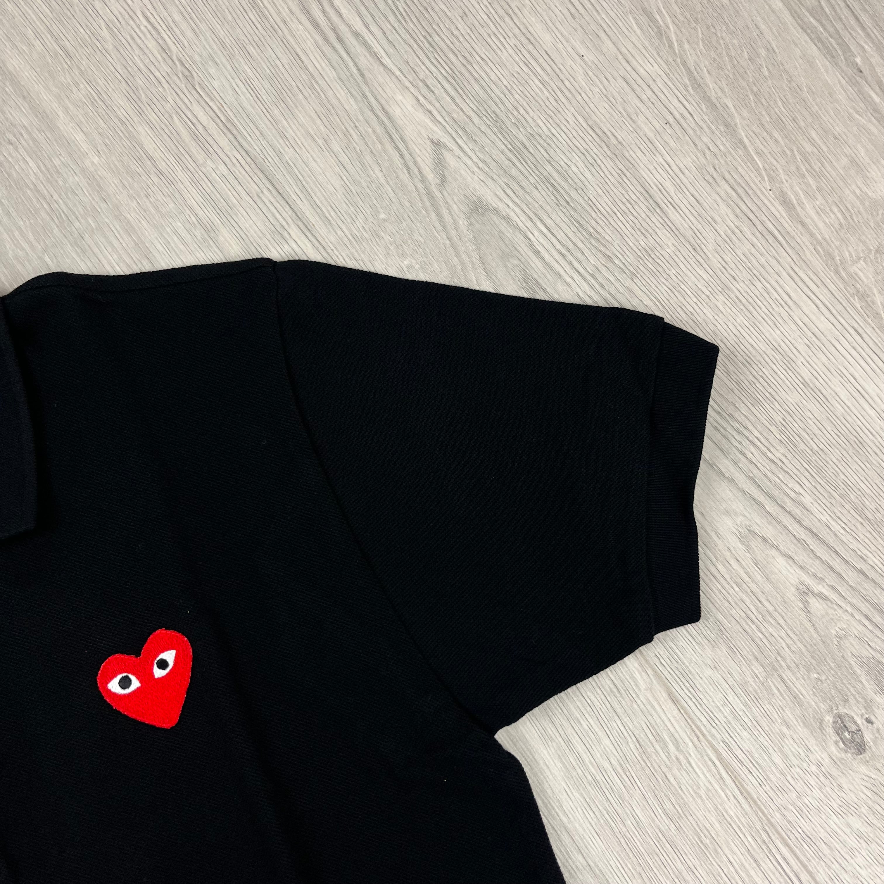 Comme des Garçons PLAY Polo Shirt - Black