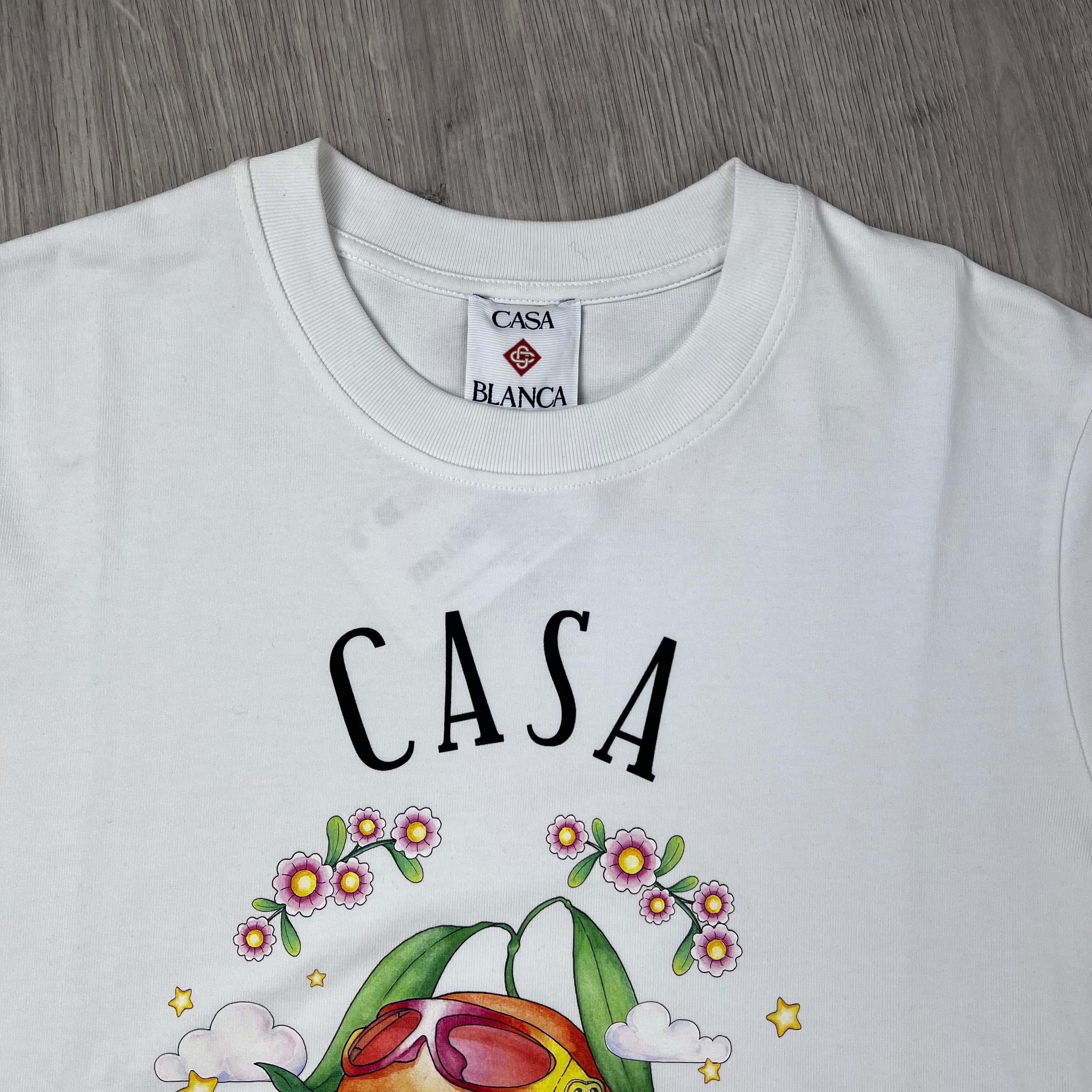 Casablanca 'Casa Way Mascot' T-Shirt - White