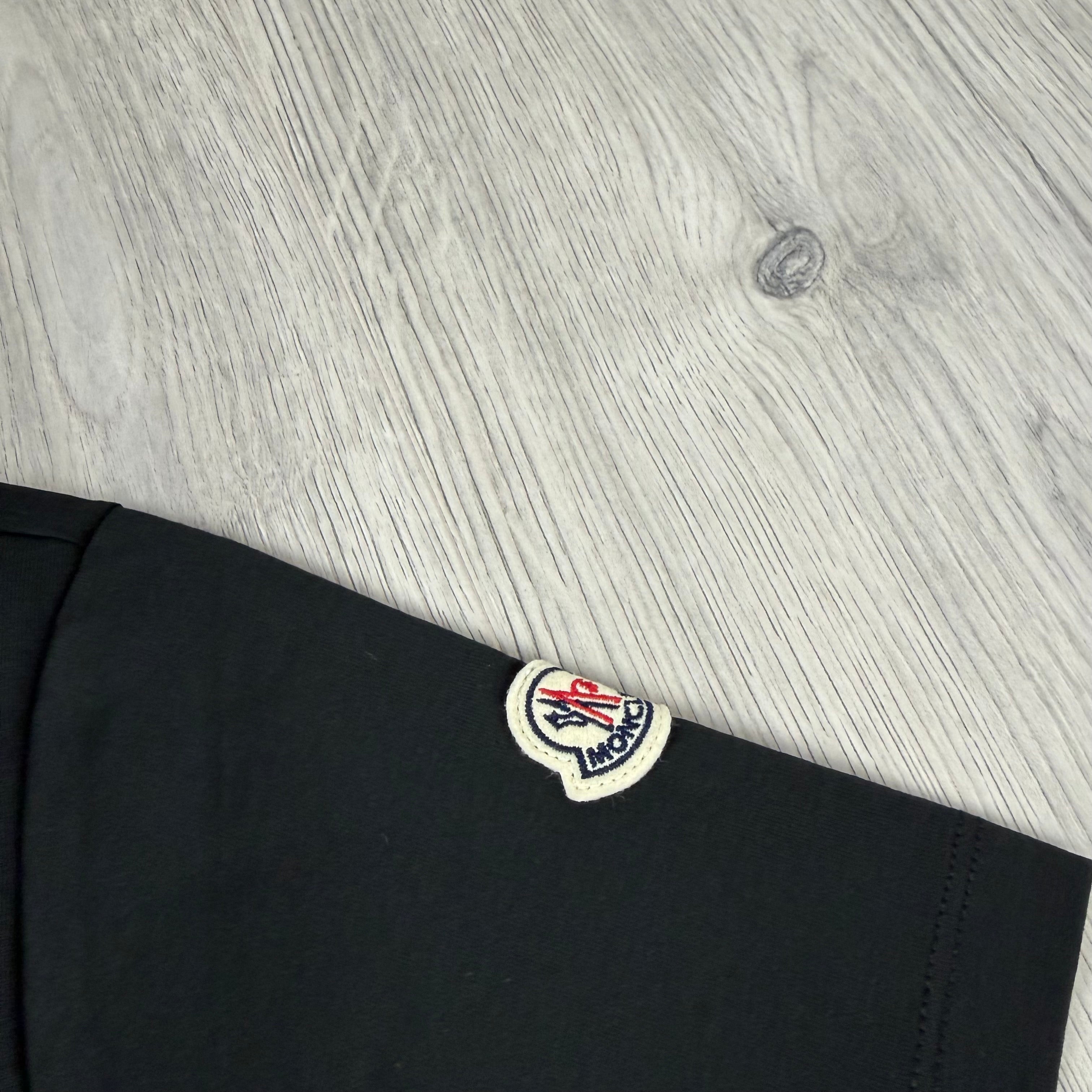 Moncler Junior Scribble T-Shirt - Black