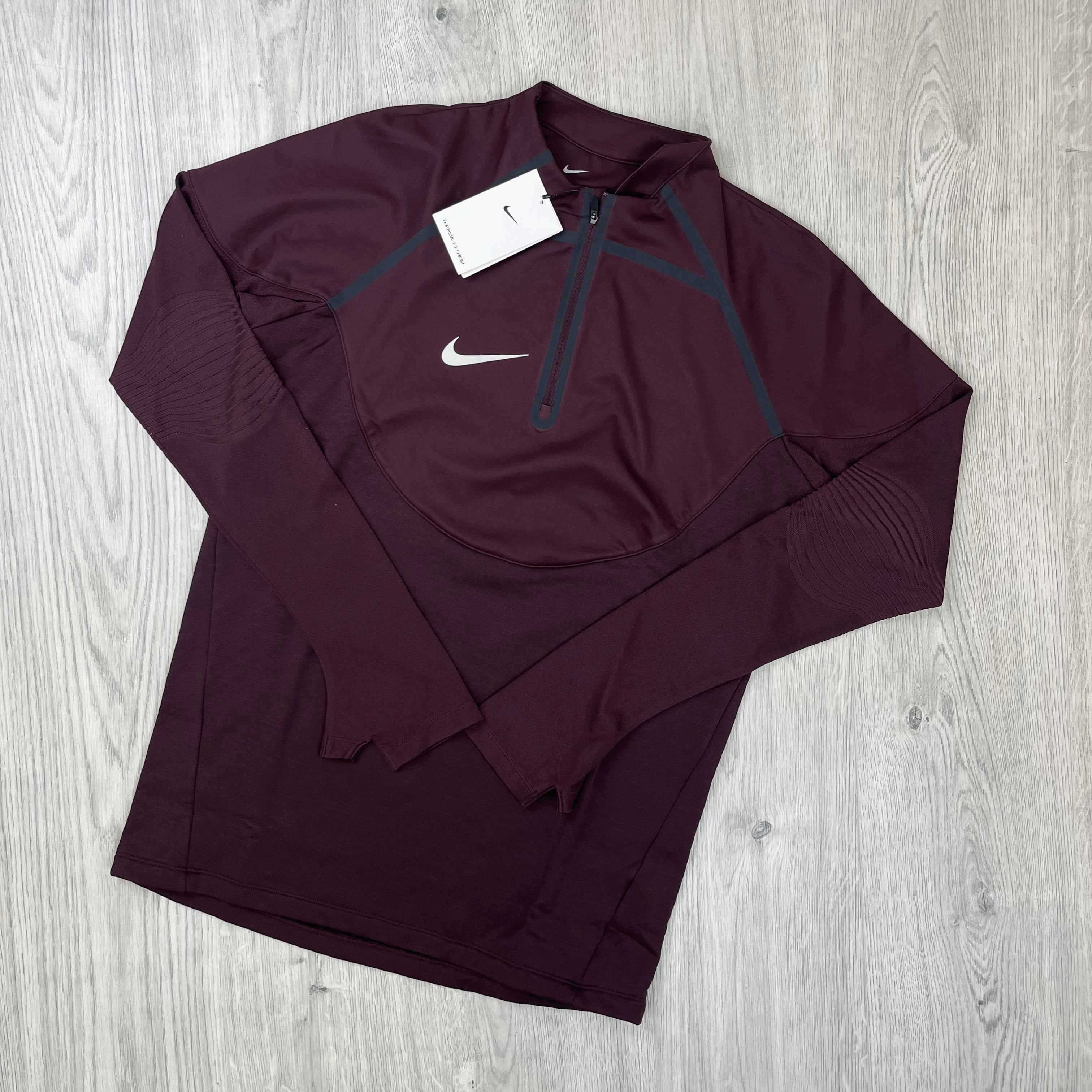 Nike Dri-Fit Drill Top - Maroon