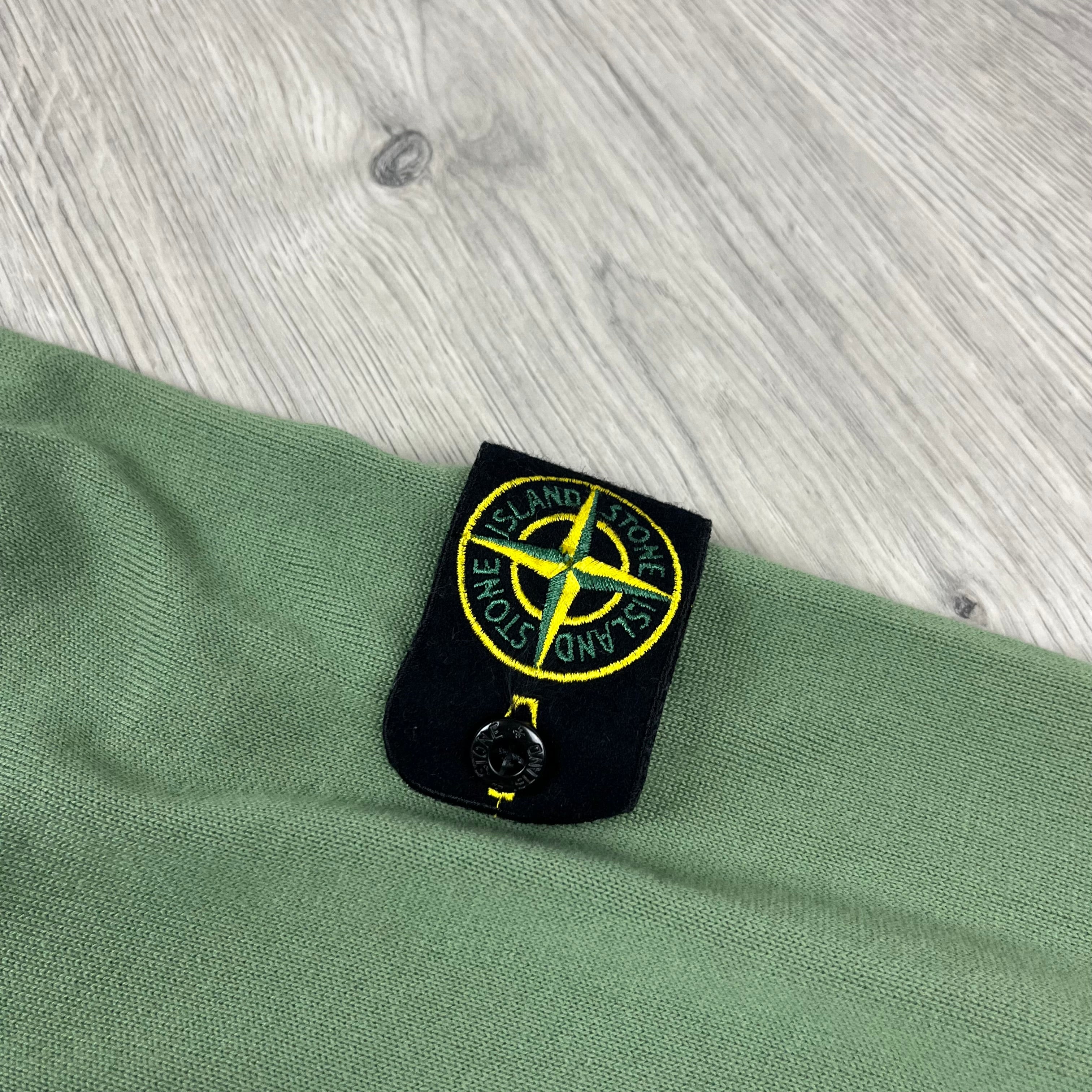 Stone Island Knit Sweatshirt - Sage Green