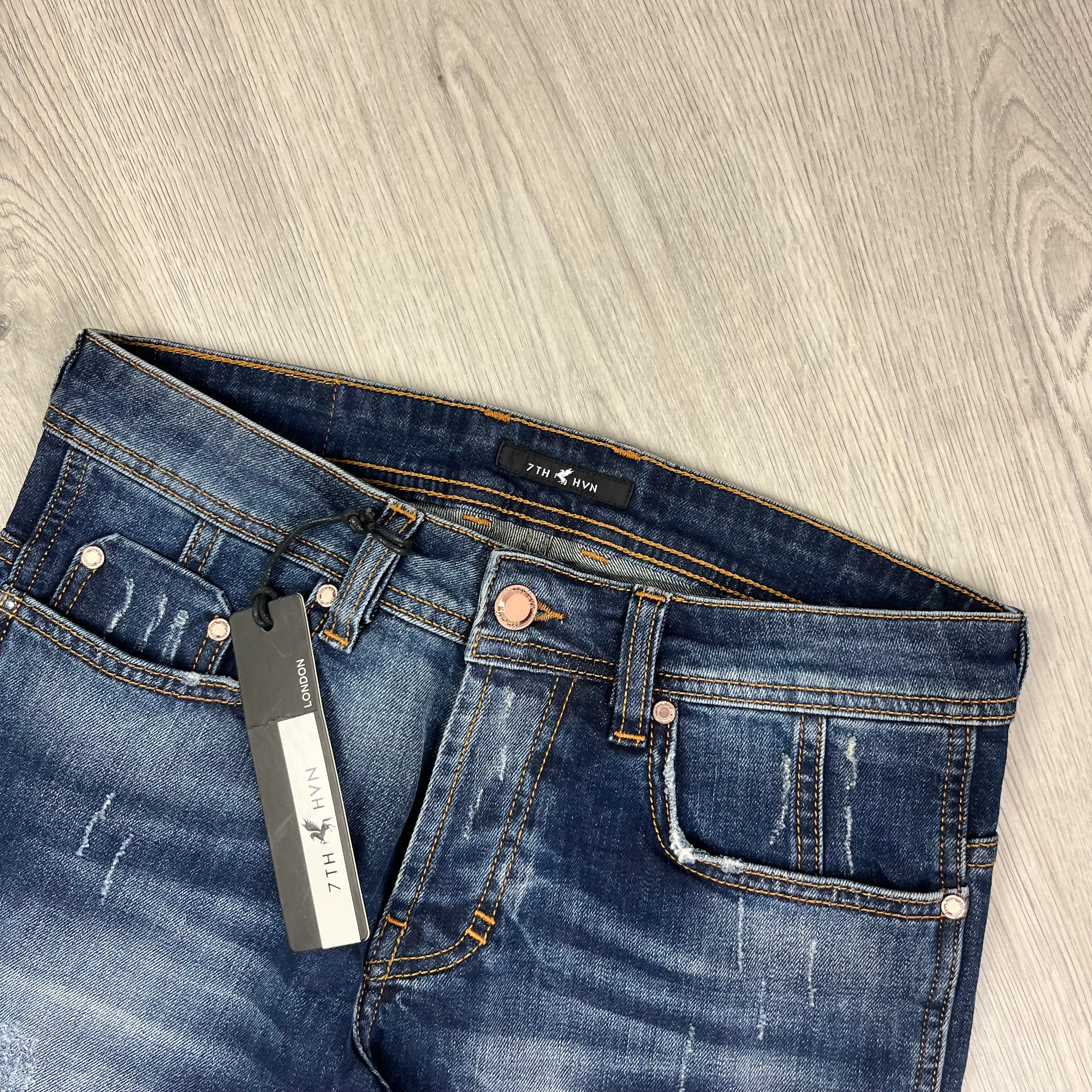 7TH HVN Slim Jeans - Blue