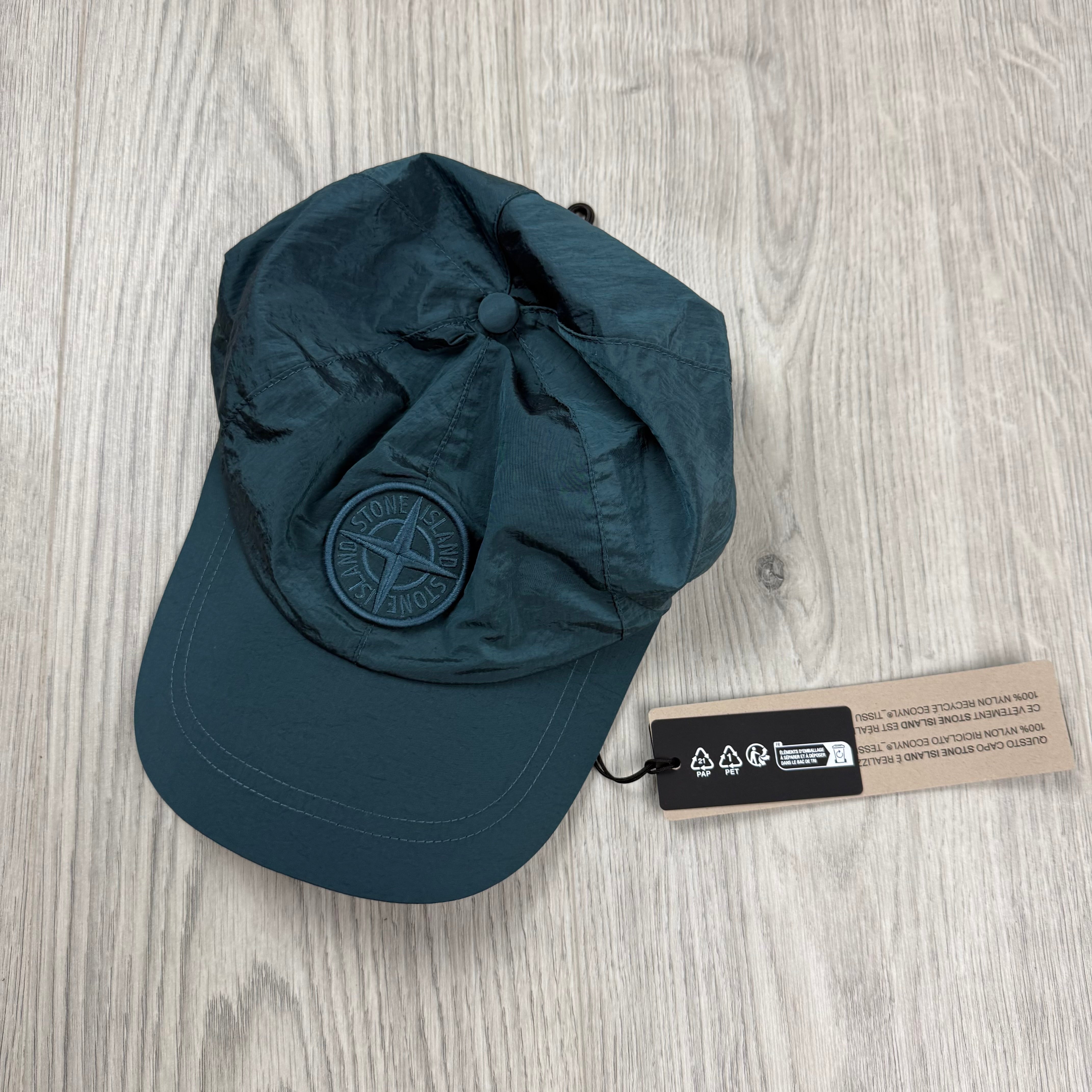 Stone Island Metal Baseball Cap - Petrol