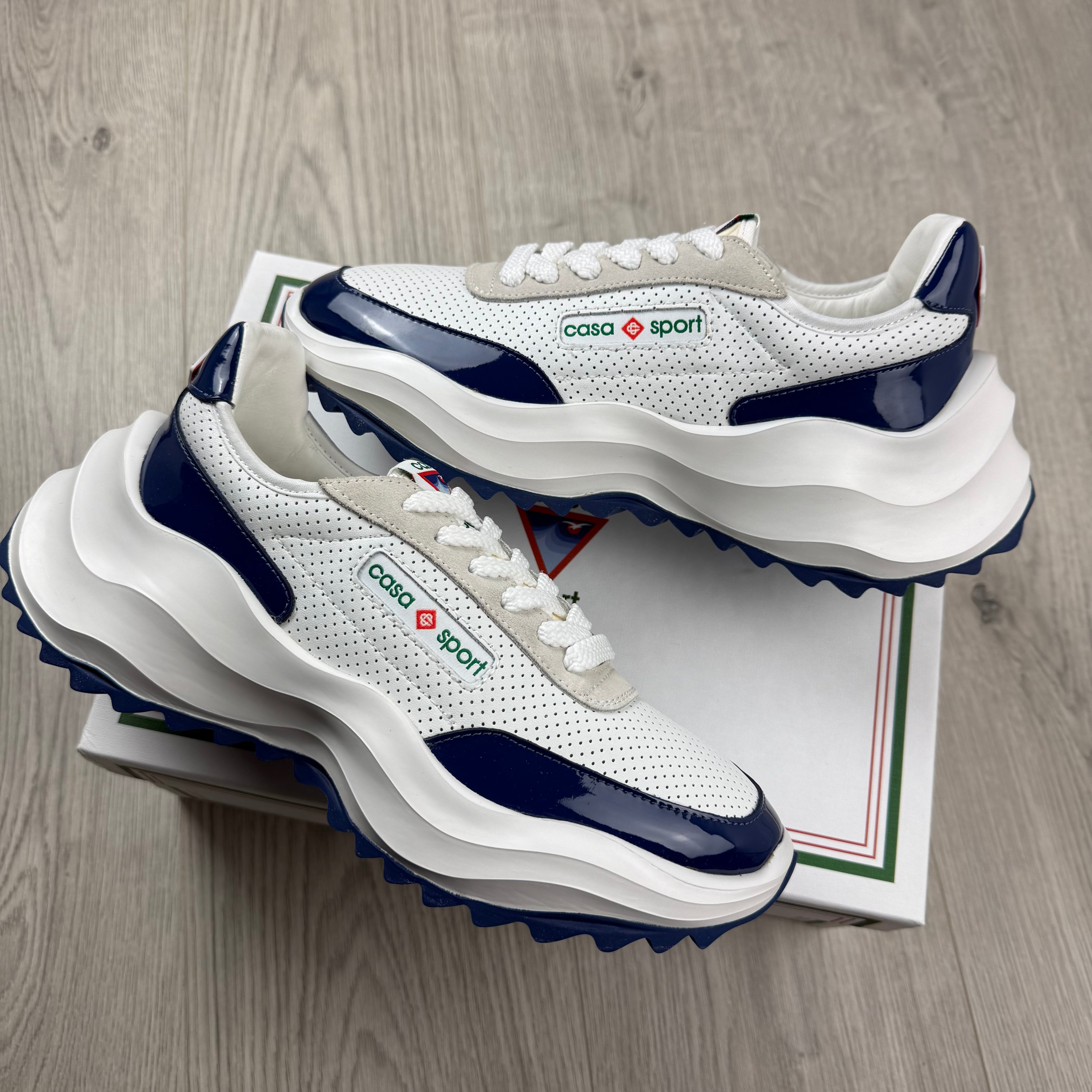 Casablanca 'Atlantis' Sneaker - White/Navy