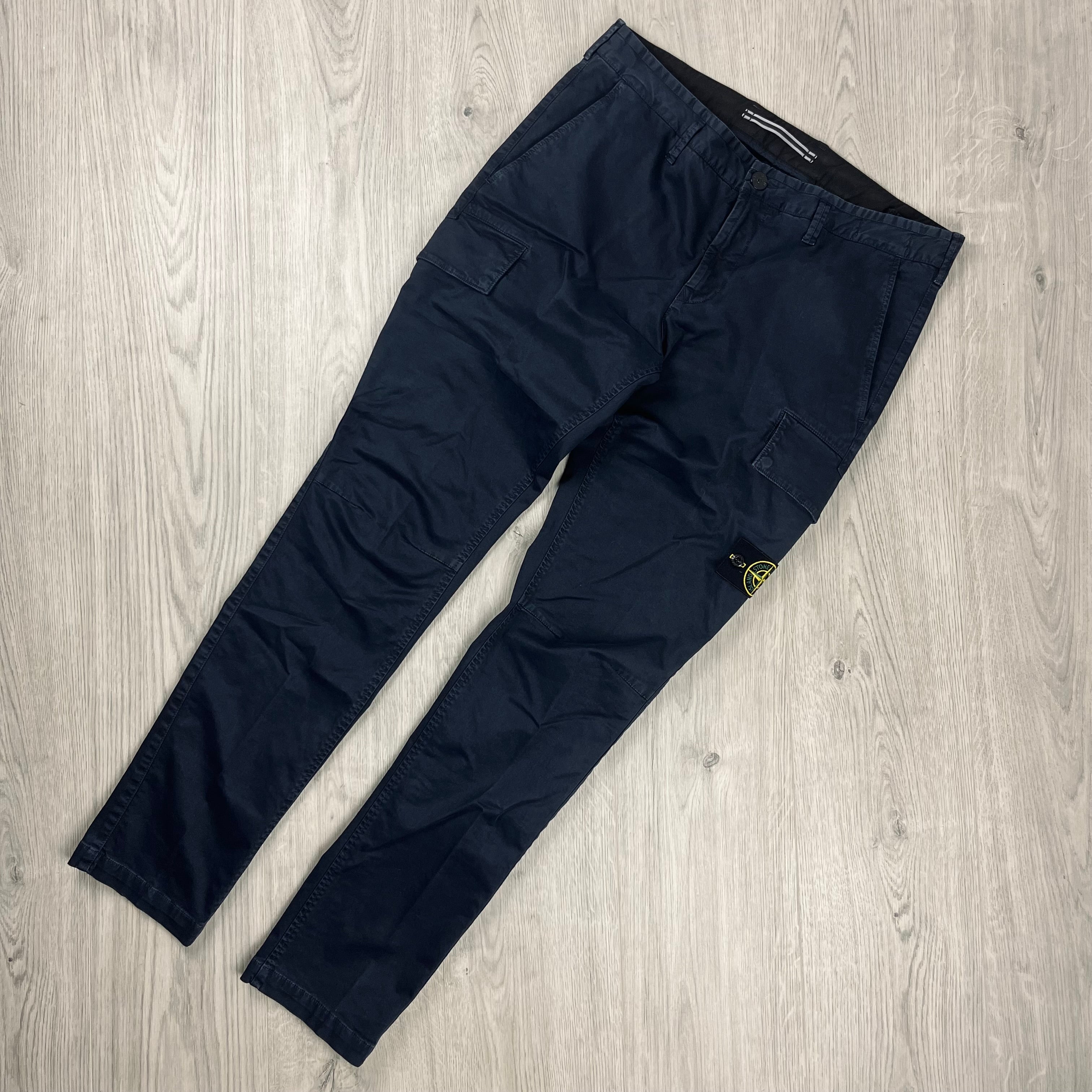 Stone Island Cargo Trousers - Navy