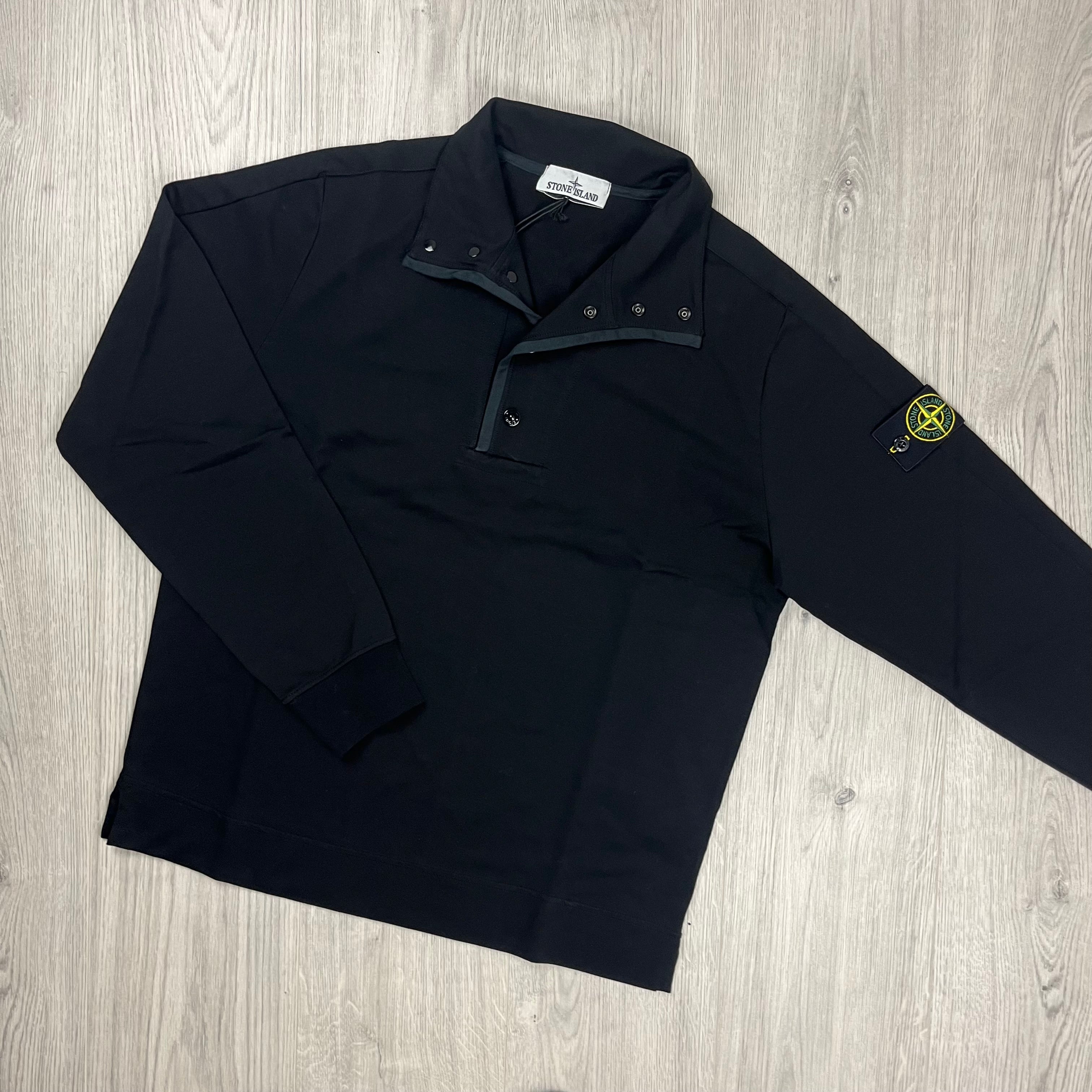 Stone Island Polo Fleece - Black