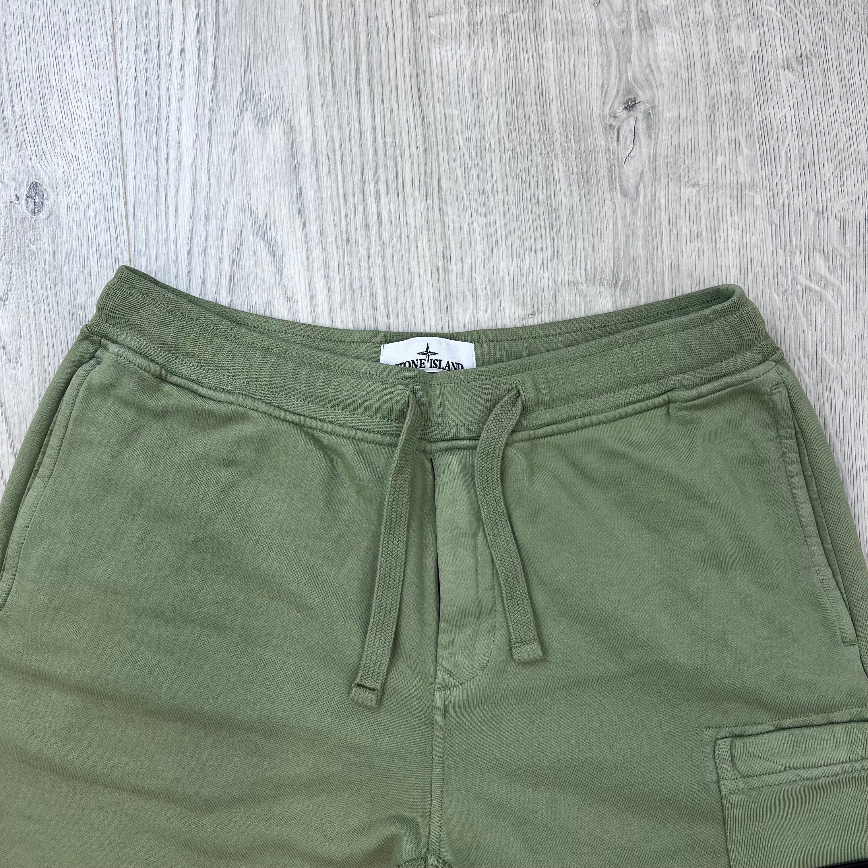 Stone Island Jersey Shorts - Laurel Green