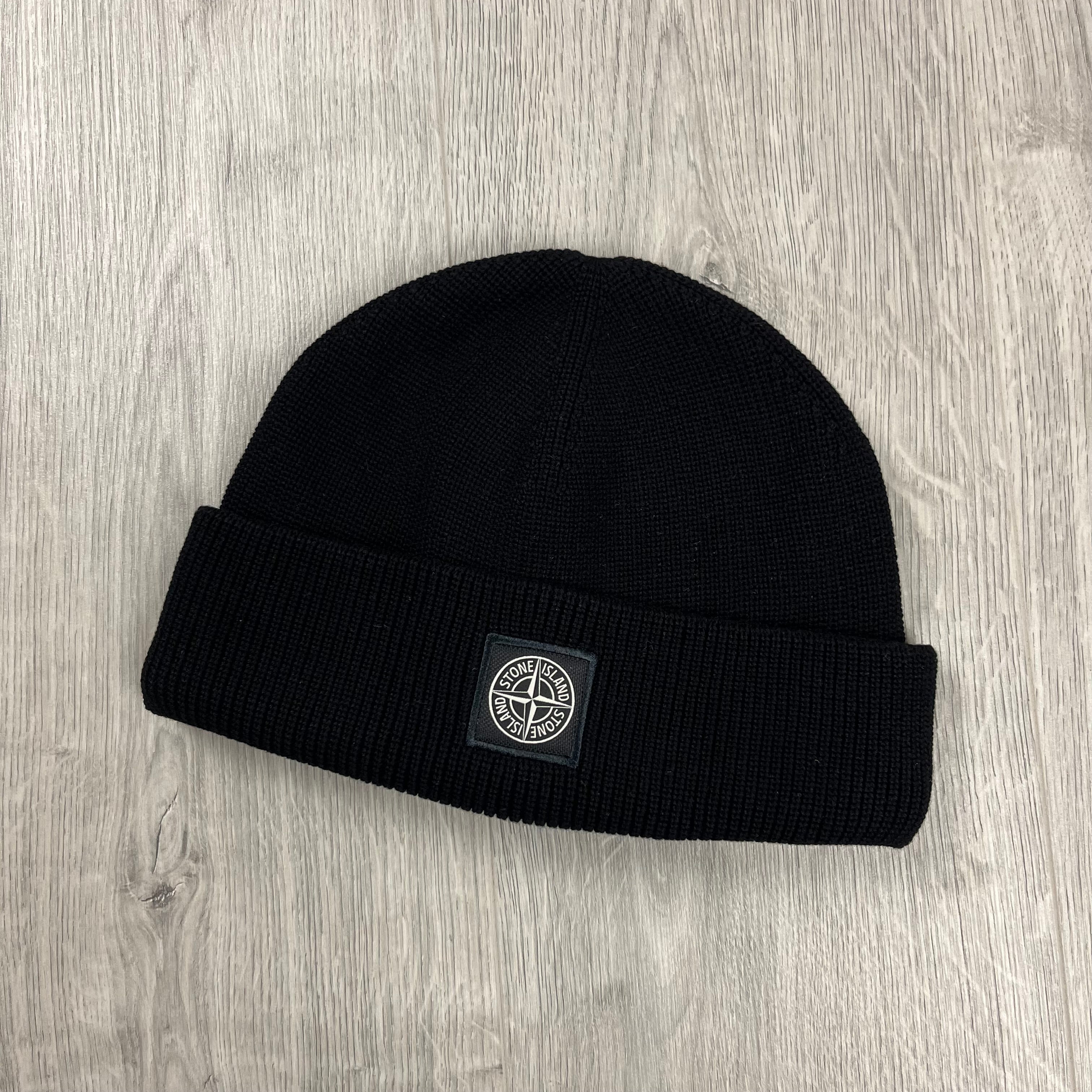 Stone Island Beanie - Black