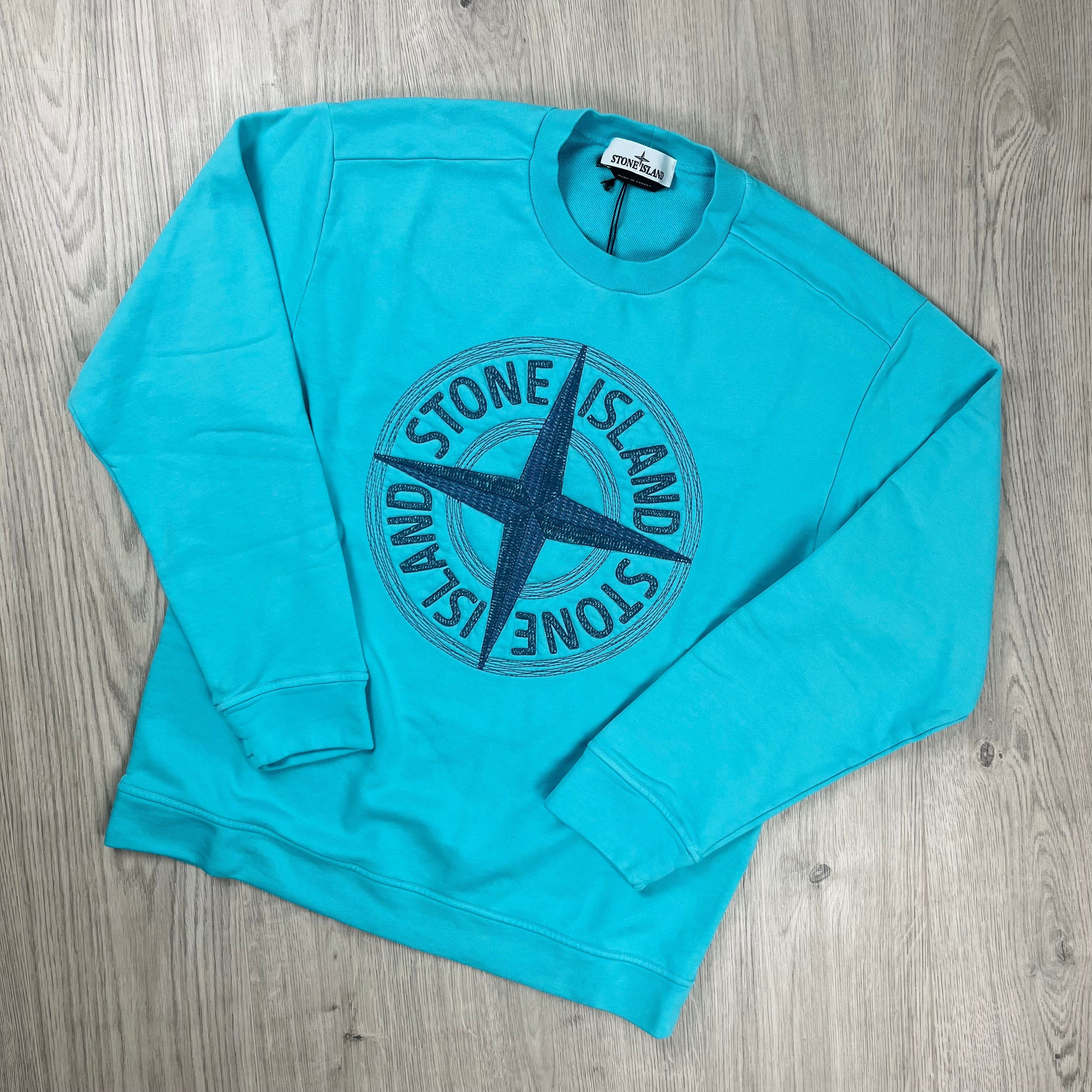 Stone Island Embroidered Sweatshirt - Blue