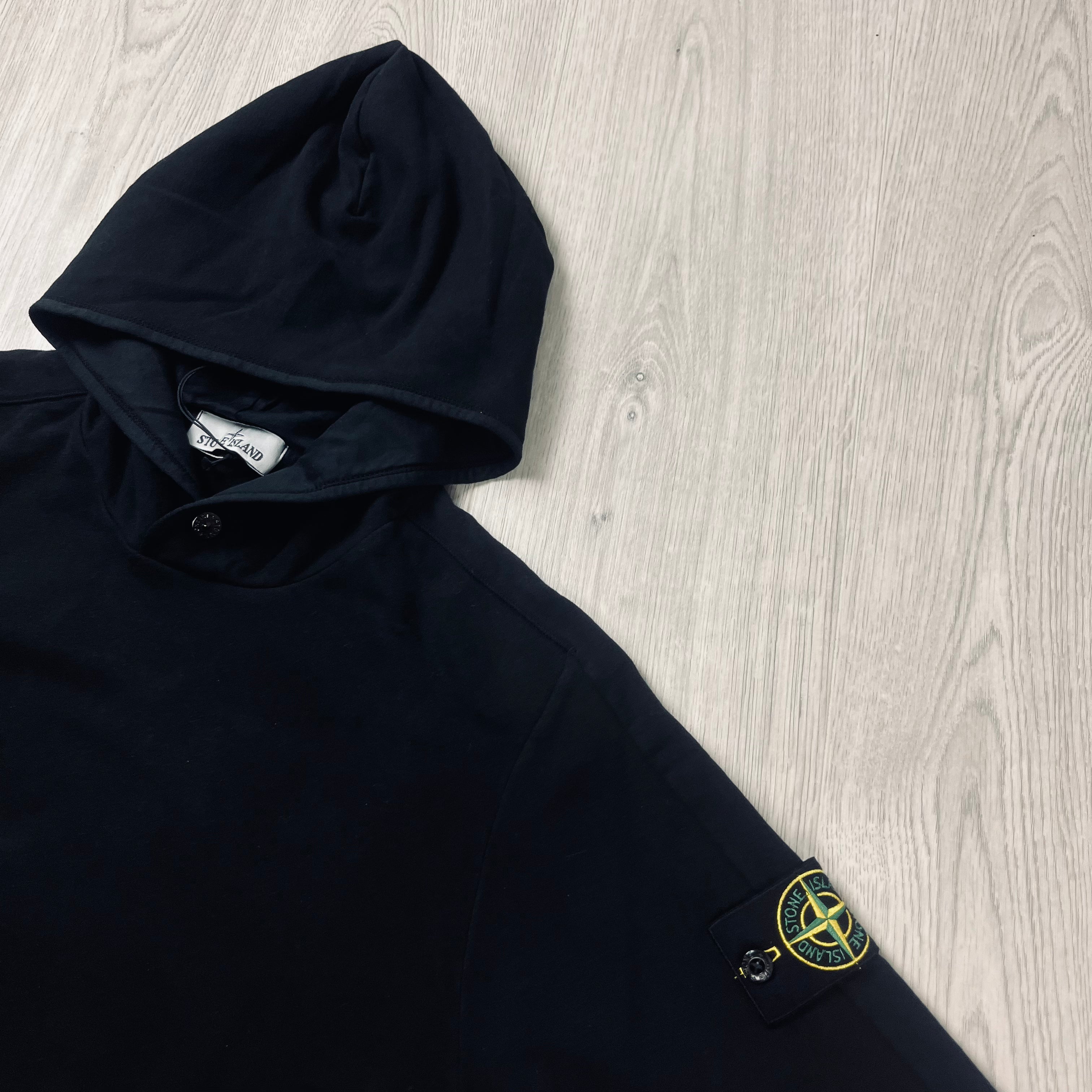 Stone Island Dyed Hoodie - Black