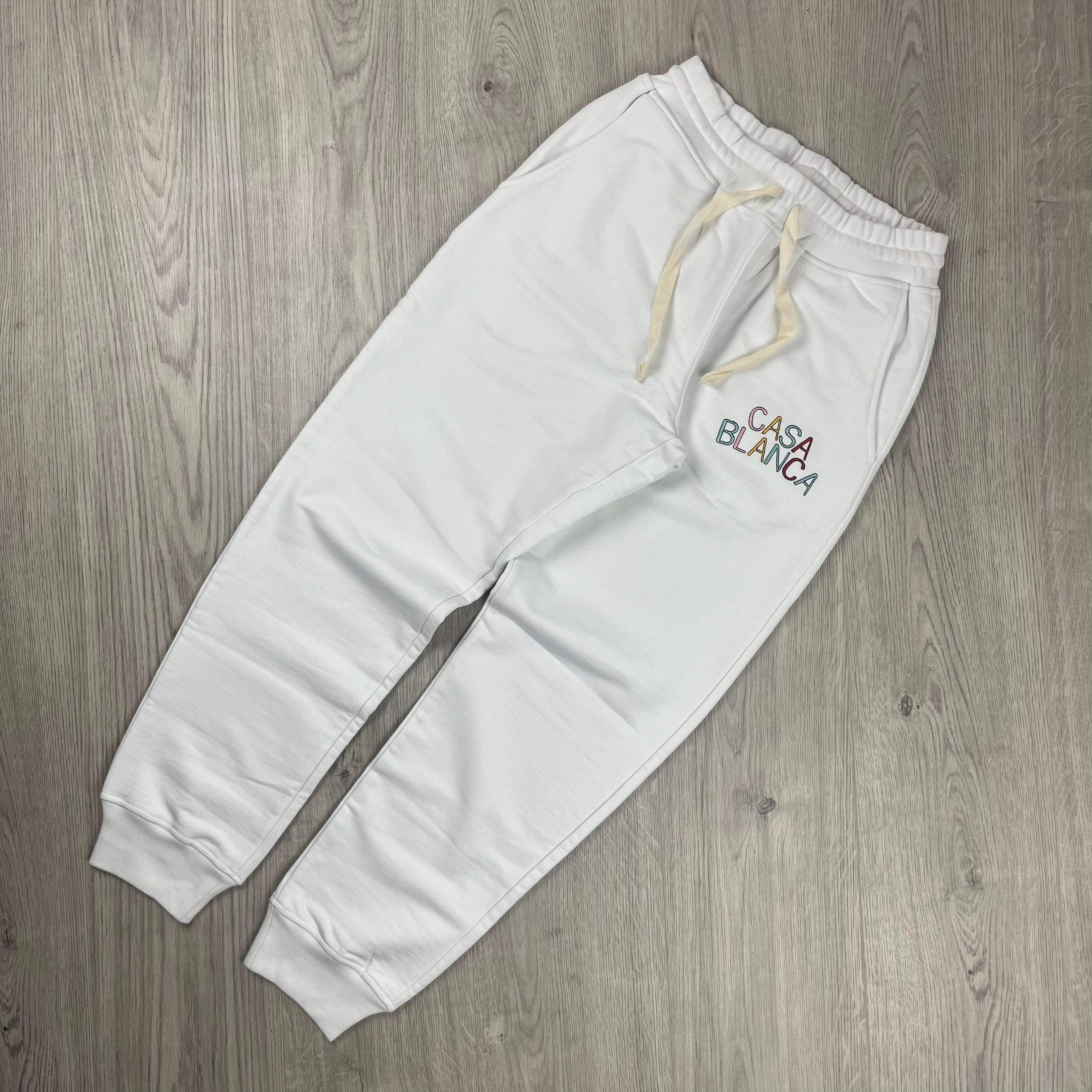 Casablanca Arch Sweatpants - White