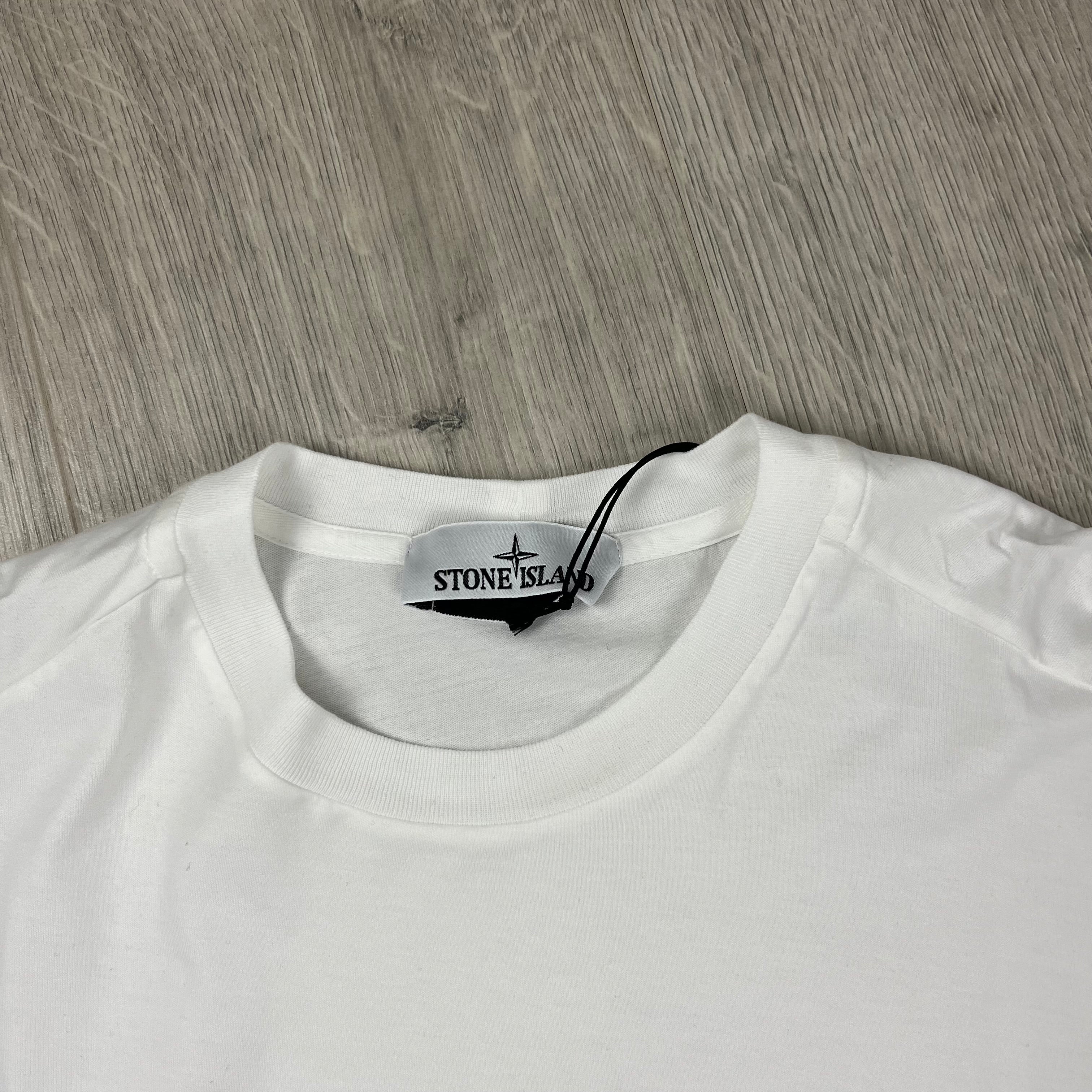 Stone Island Long Sleeve T-Shirt - White