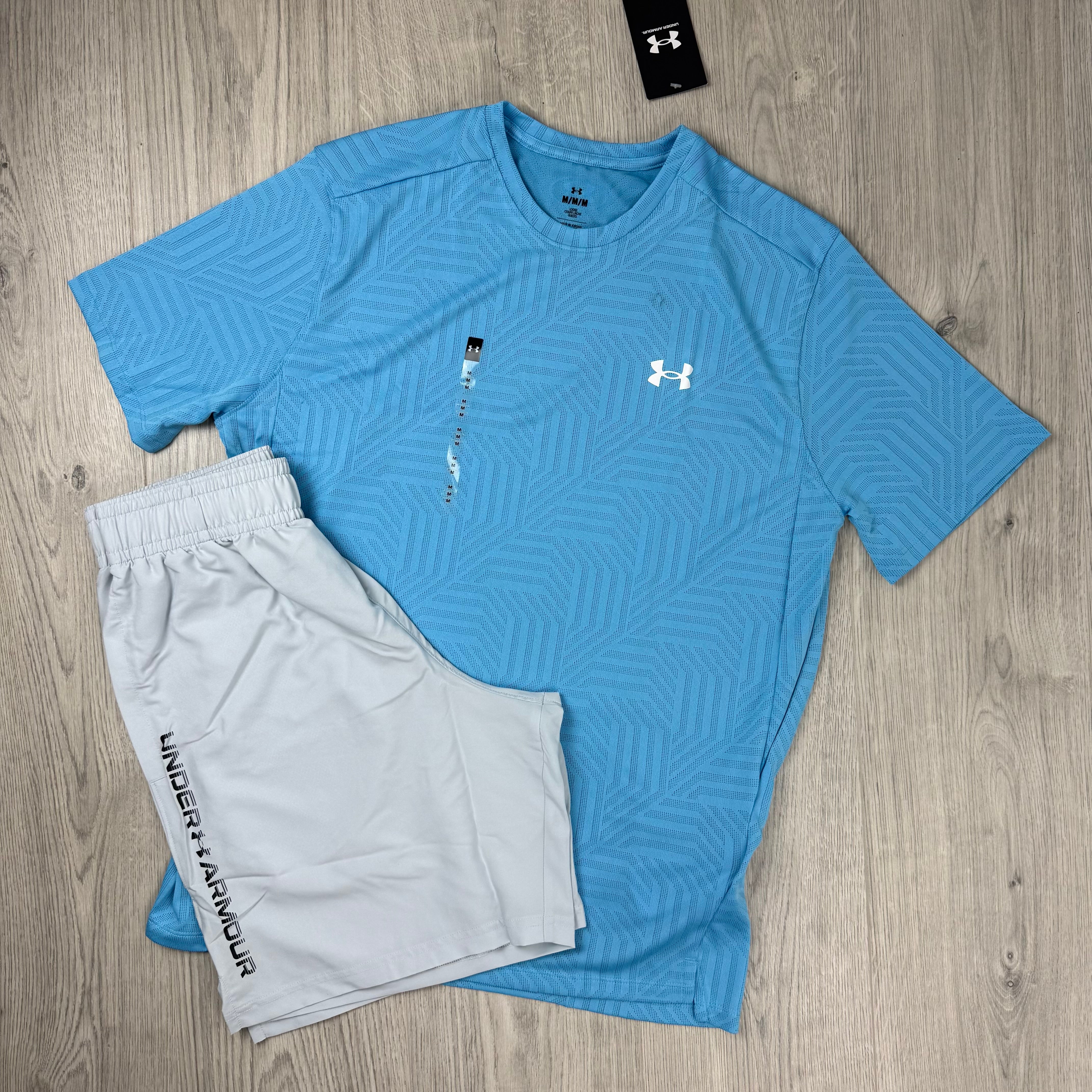 Under Armour Set - Ether Blue/Halo Grey