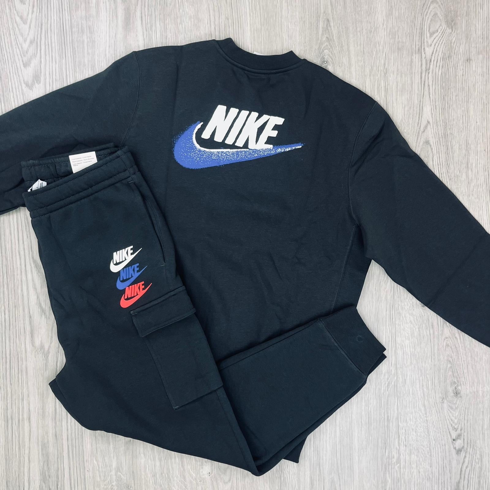 Nike Stack Tracksuit - Black