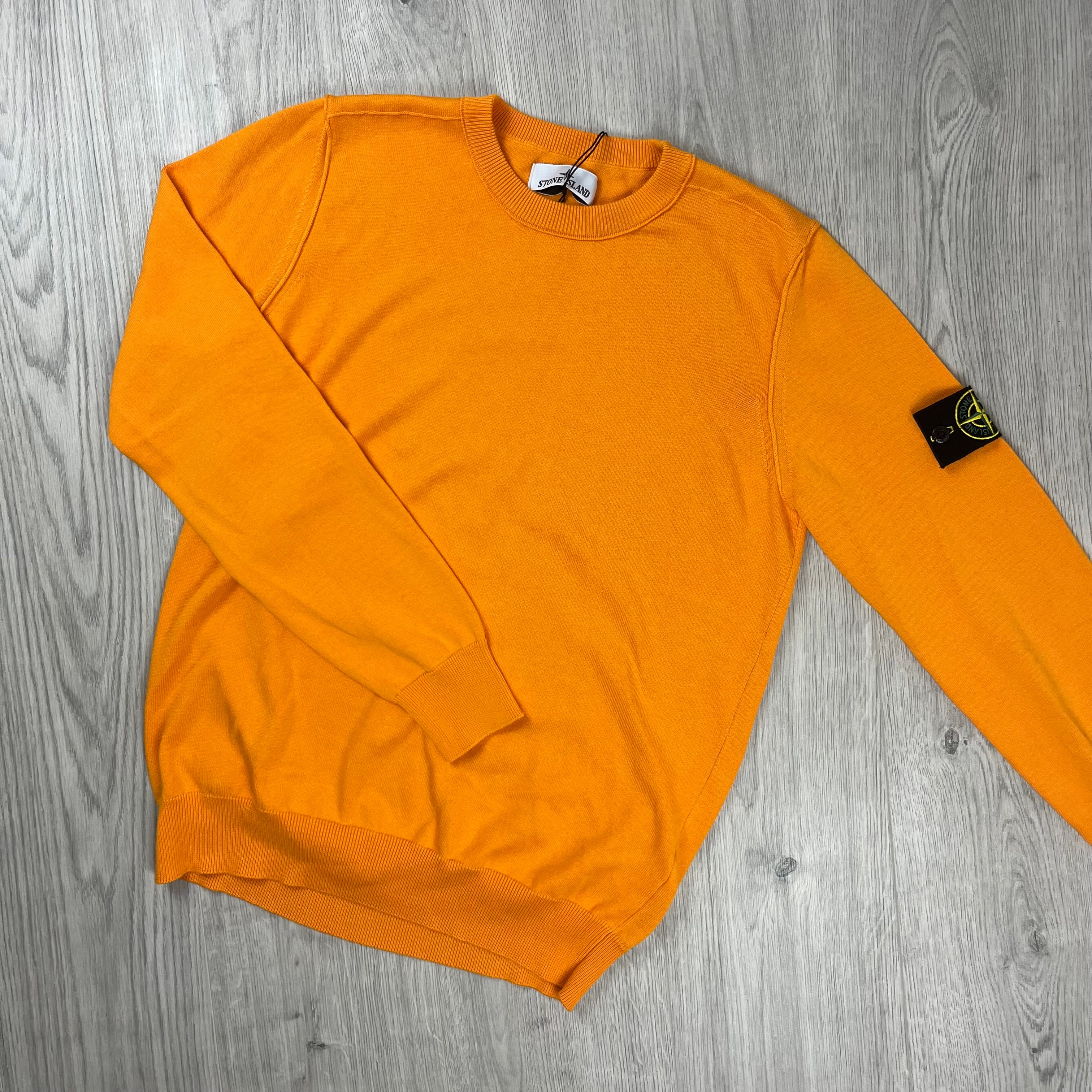 Stone Island Knit Sweatshirt - Orange