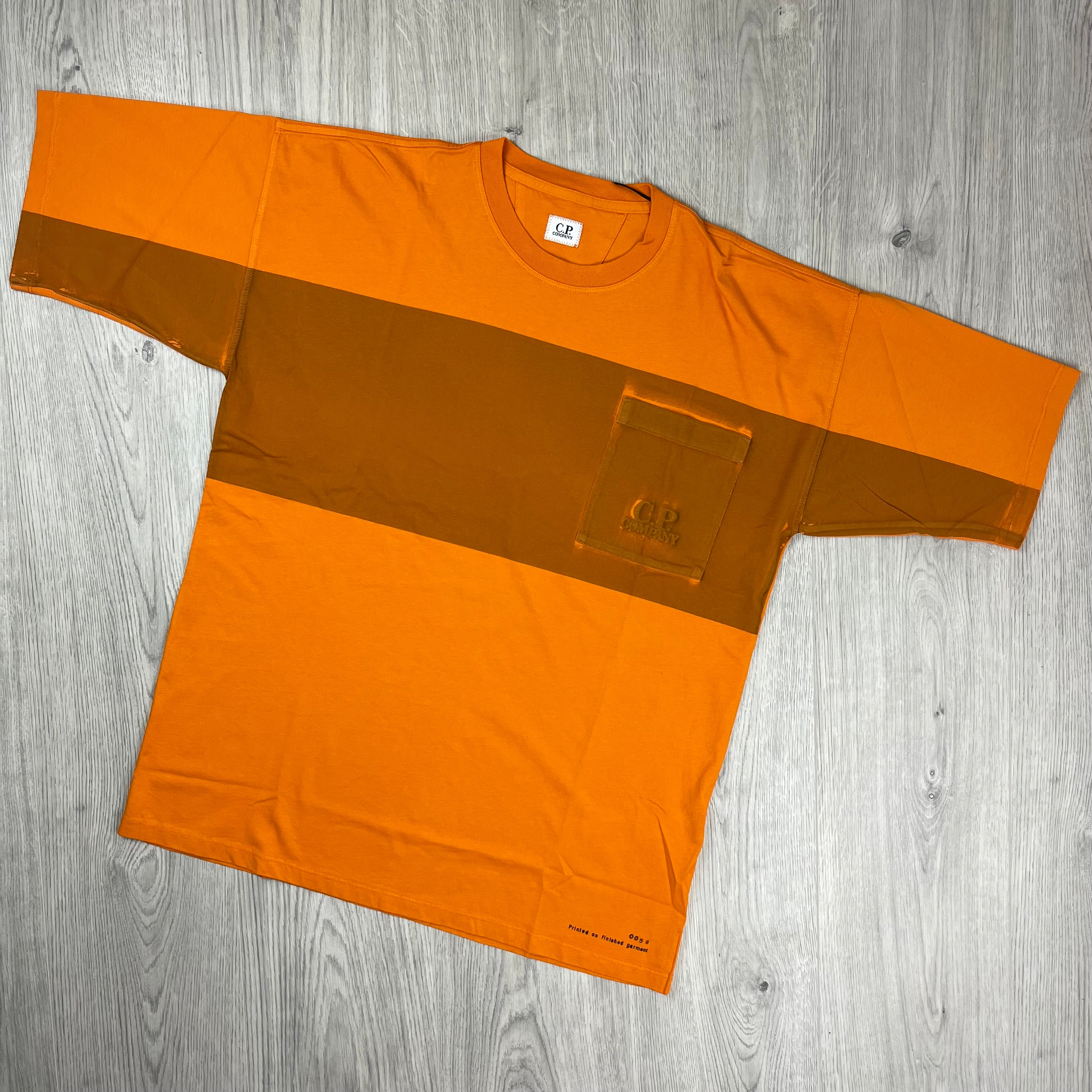 CP Company Printed T-Shirt - Russet Orange