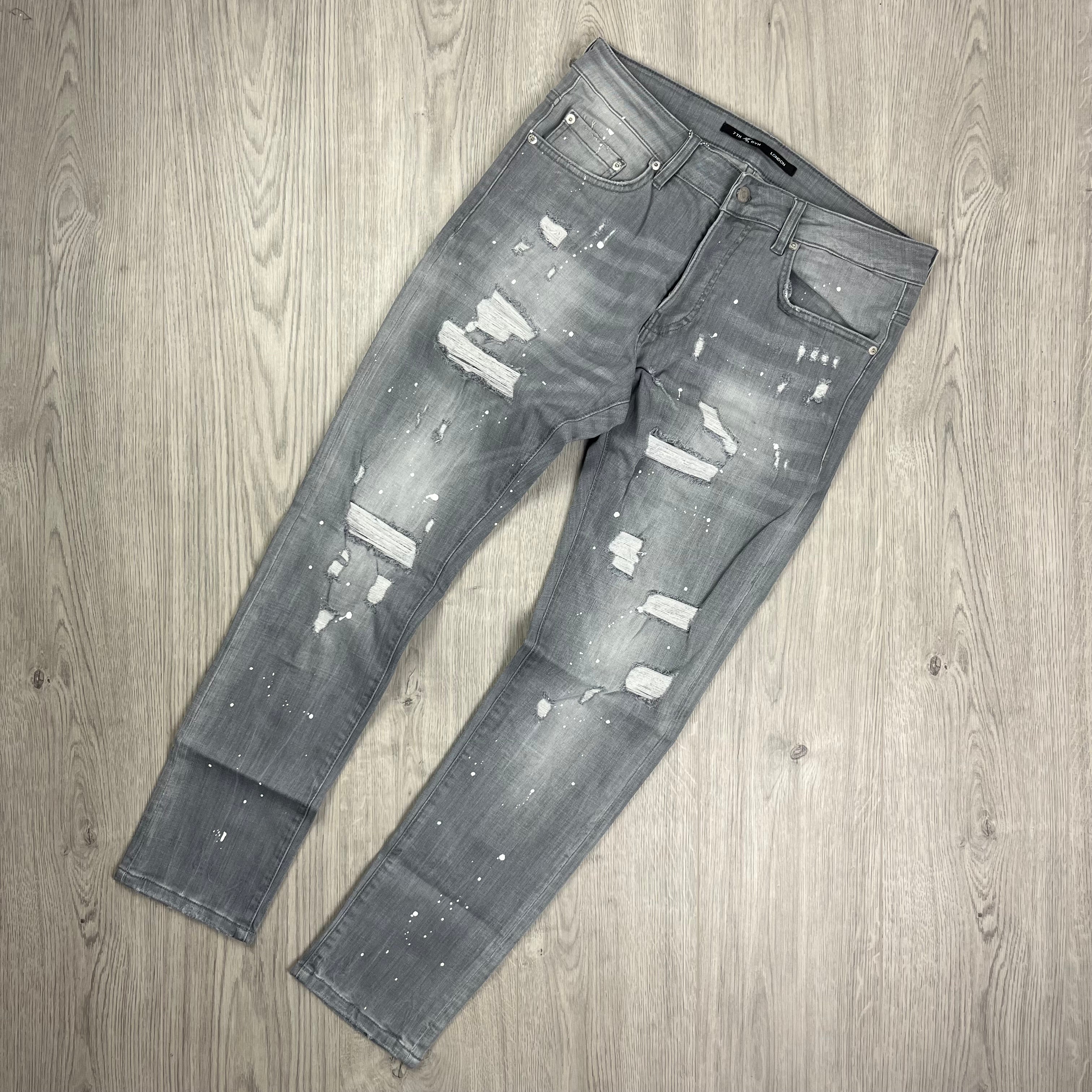 7TH HVN Slim Jeans - Grey