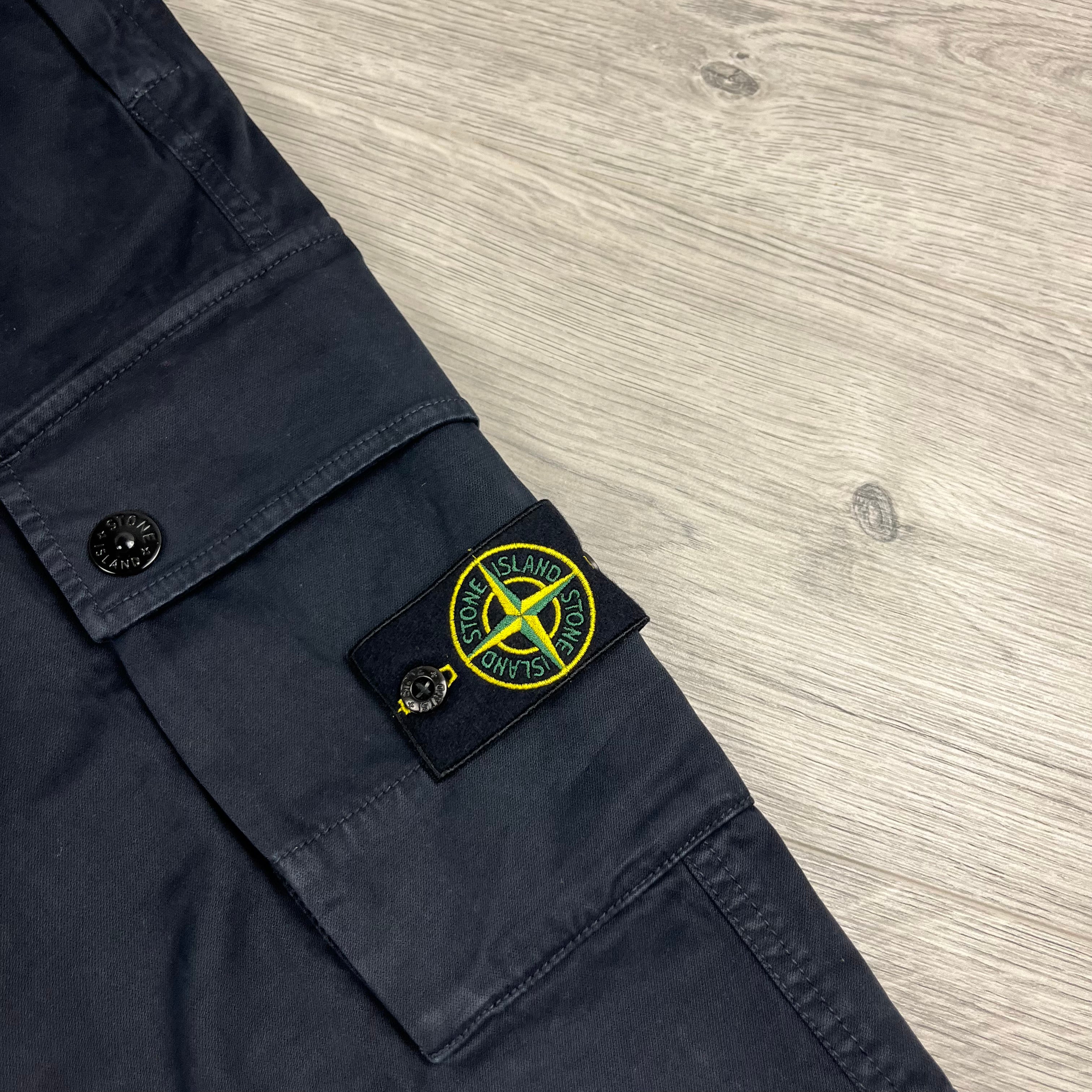 Stone Island Cargo Trousers - Navy