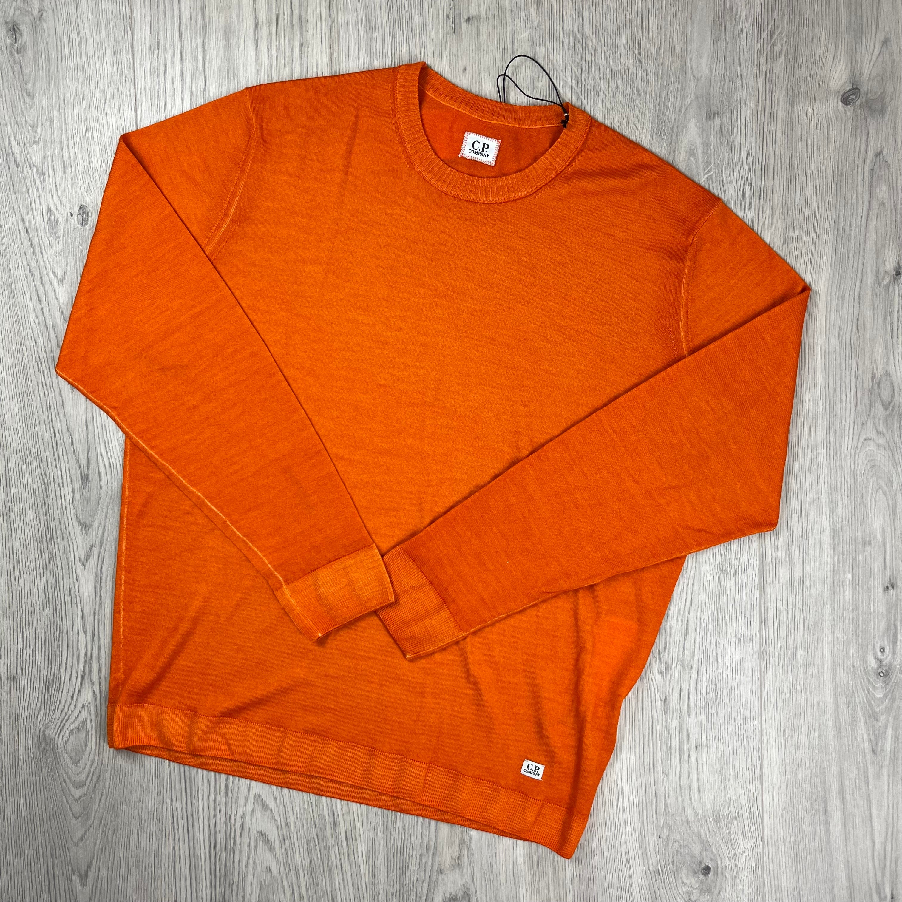 CP Company Knit Sweatshirt - Russet Orange