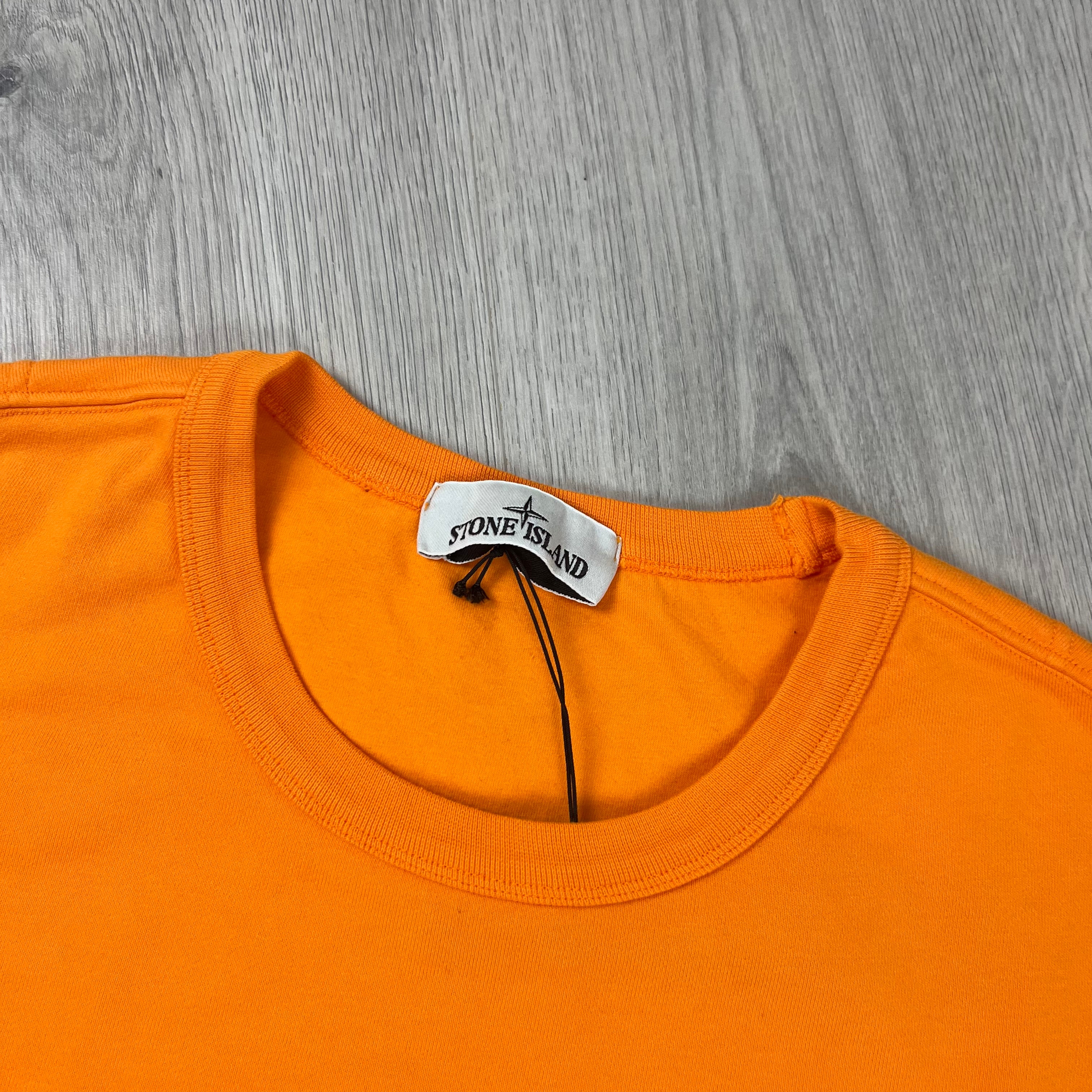 Stone Island Dyed Sweatshirt - Orange