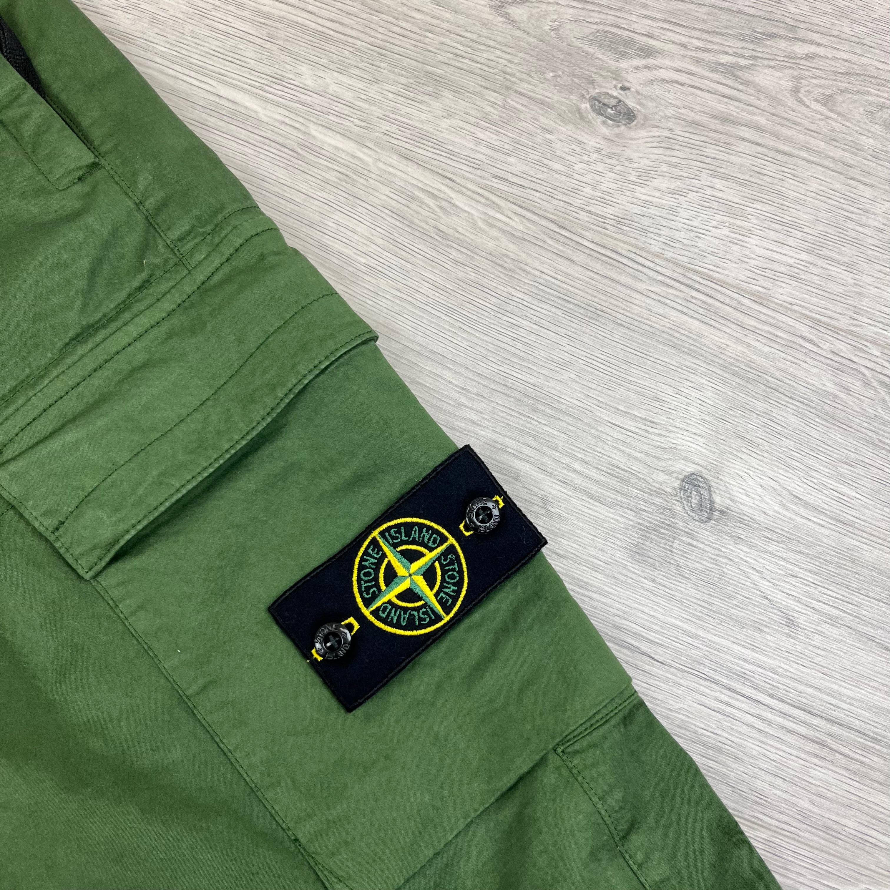 Stone Island Cargo Trousers - Olive