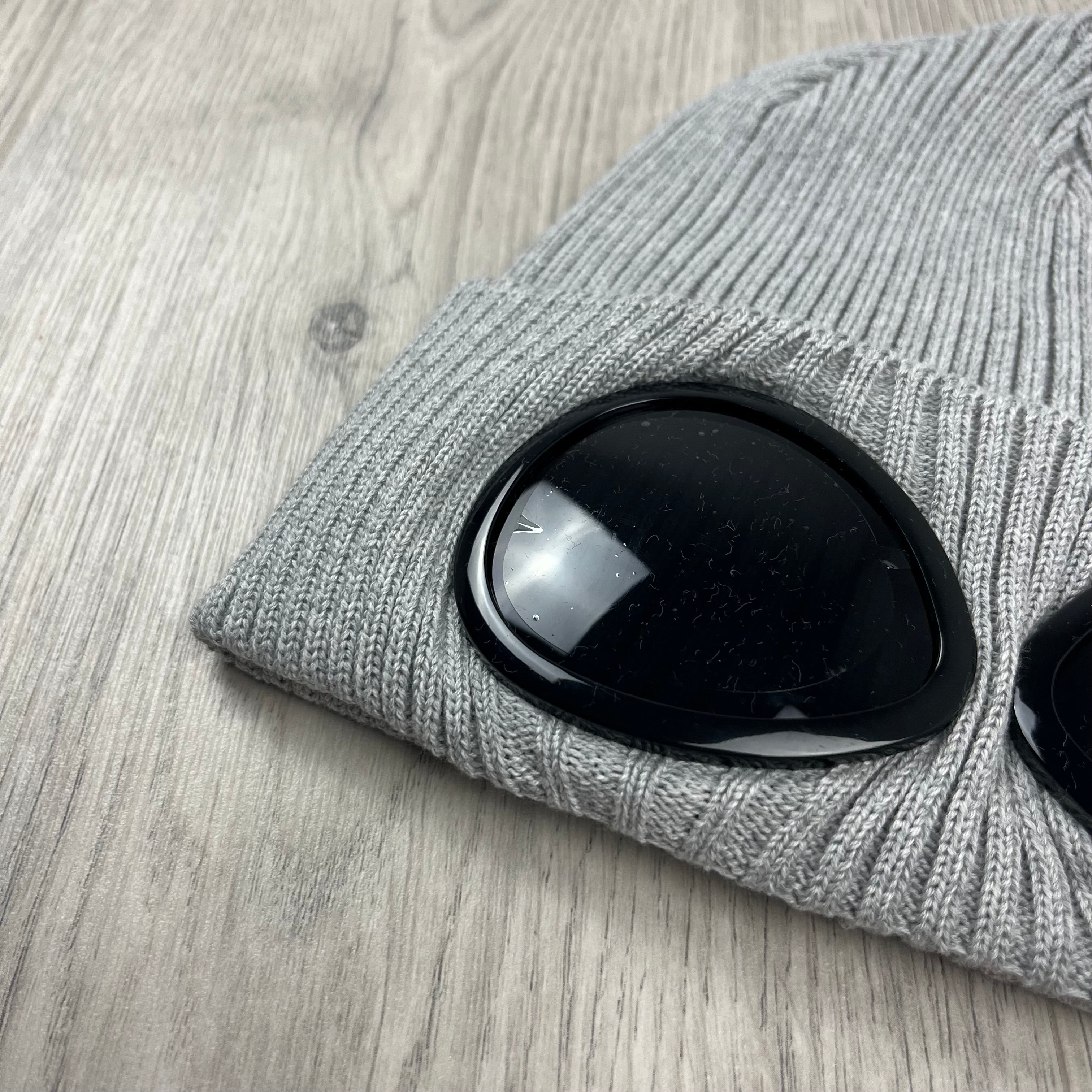 CP Company Goggle Beanie - Grey