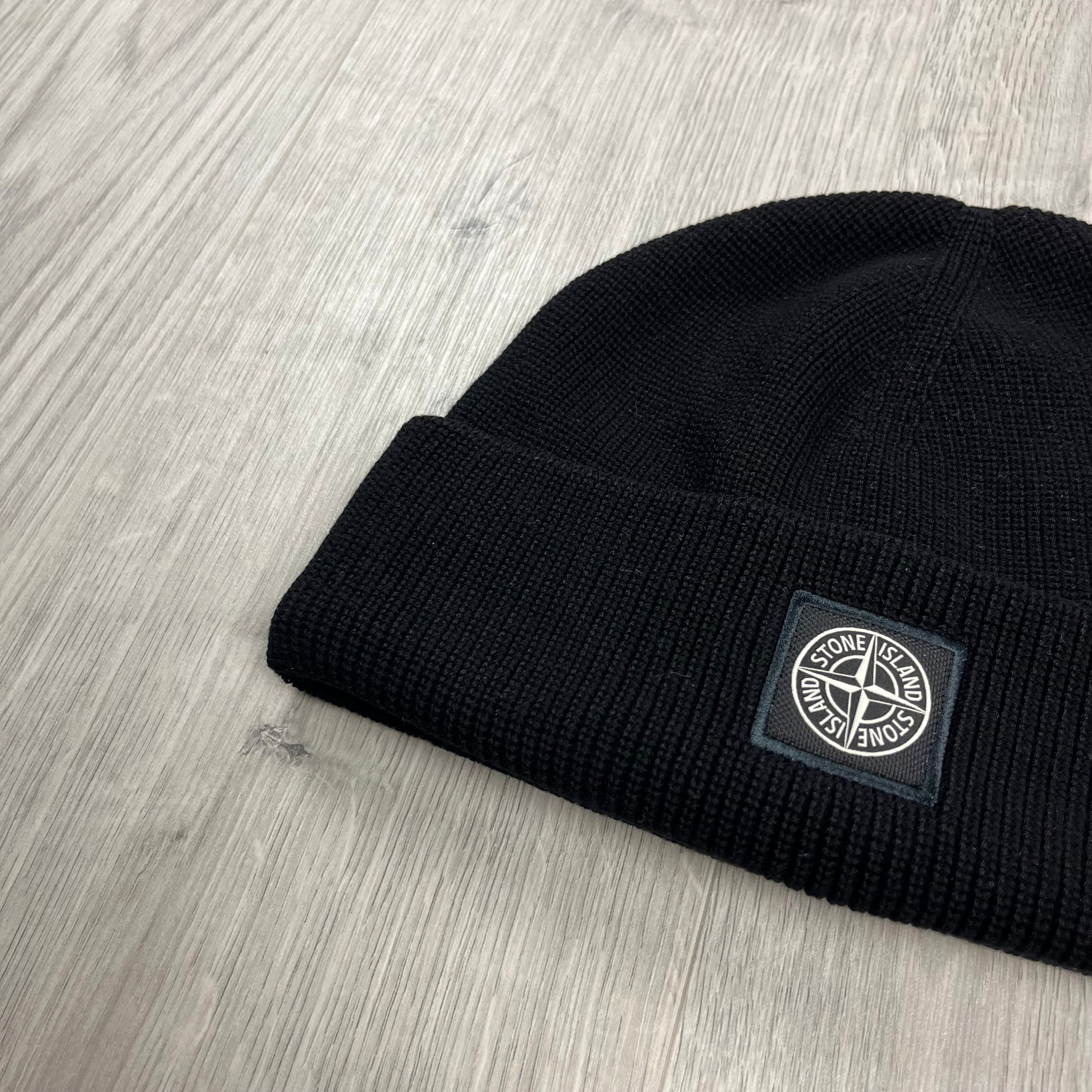 Stone Island Beanie - Black