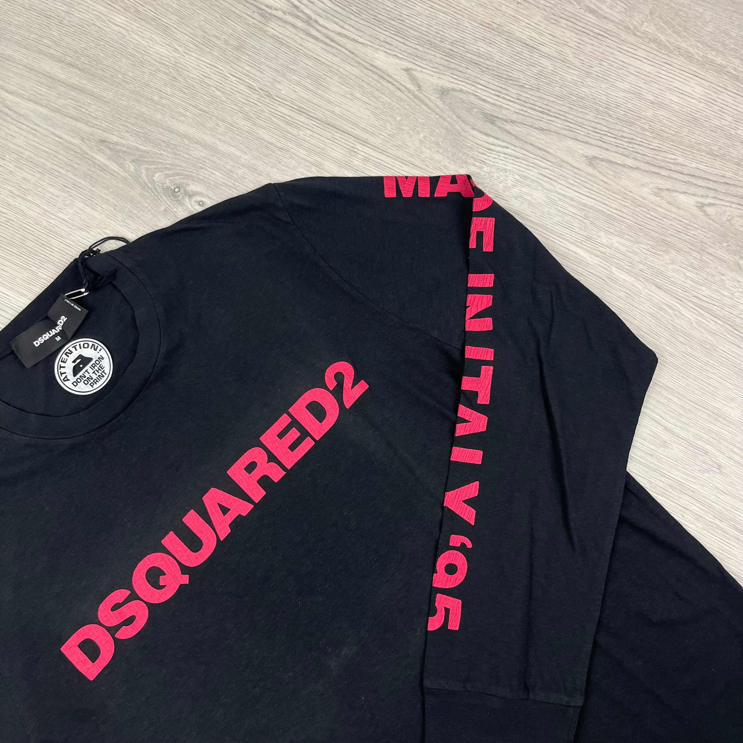 DSQUARED2 Long Sleeve T-Shirt - Black