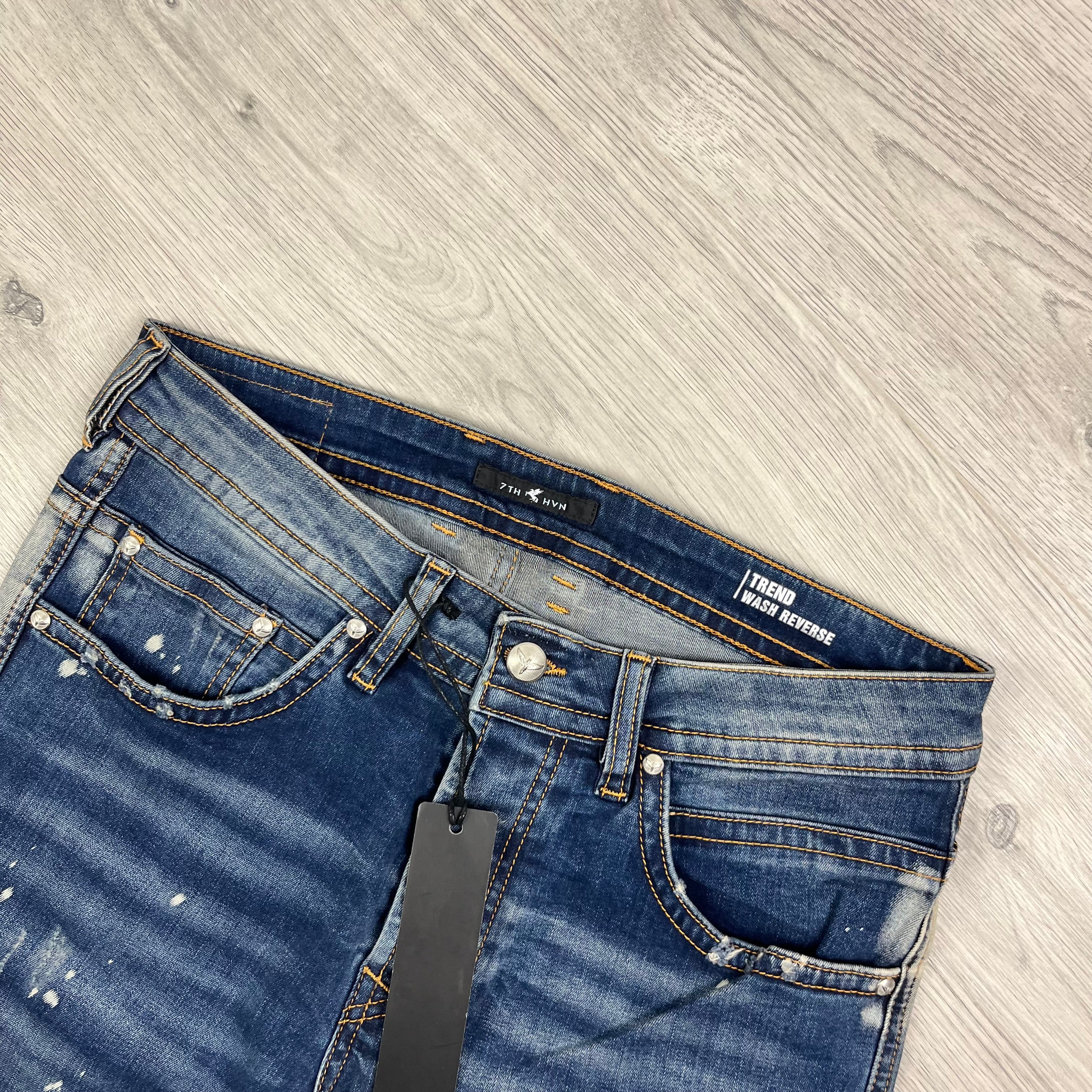 7TH HVN Slim Jeans - Blue