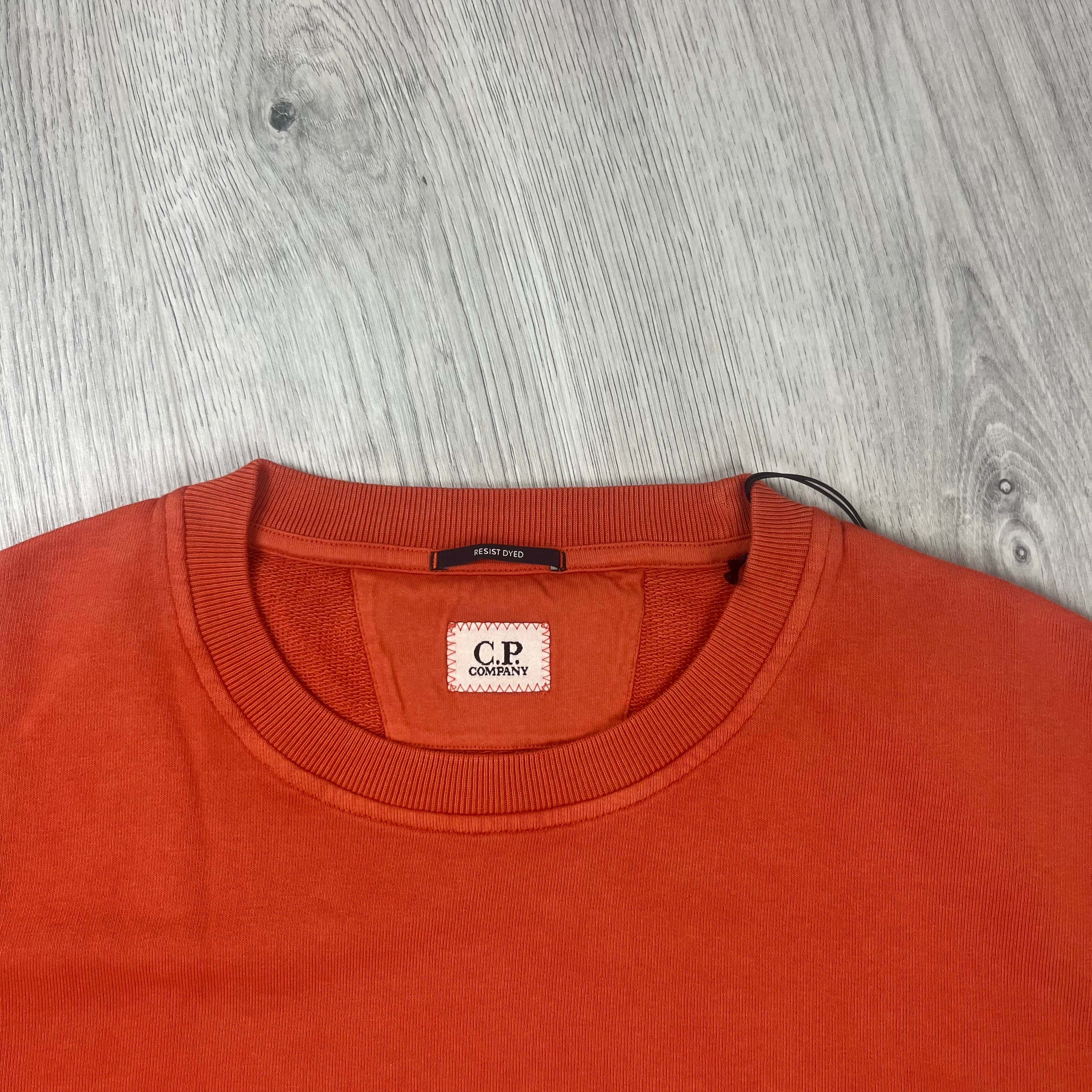 CP Company Dyed Sweatshirt -  Pumpkin